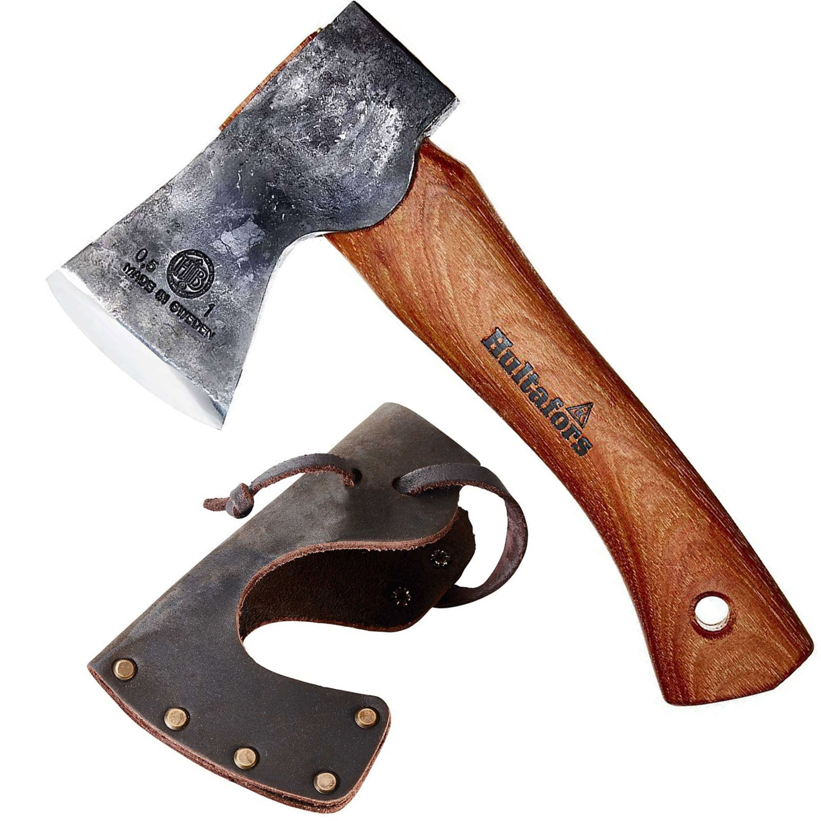 HULATFORS Mini Beil Agelsj&ouml;n Handbeil Outdoor Axt Hickory Holz Kohlenstoff Stahl - Bild 1