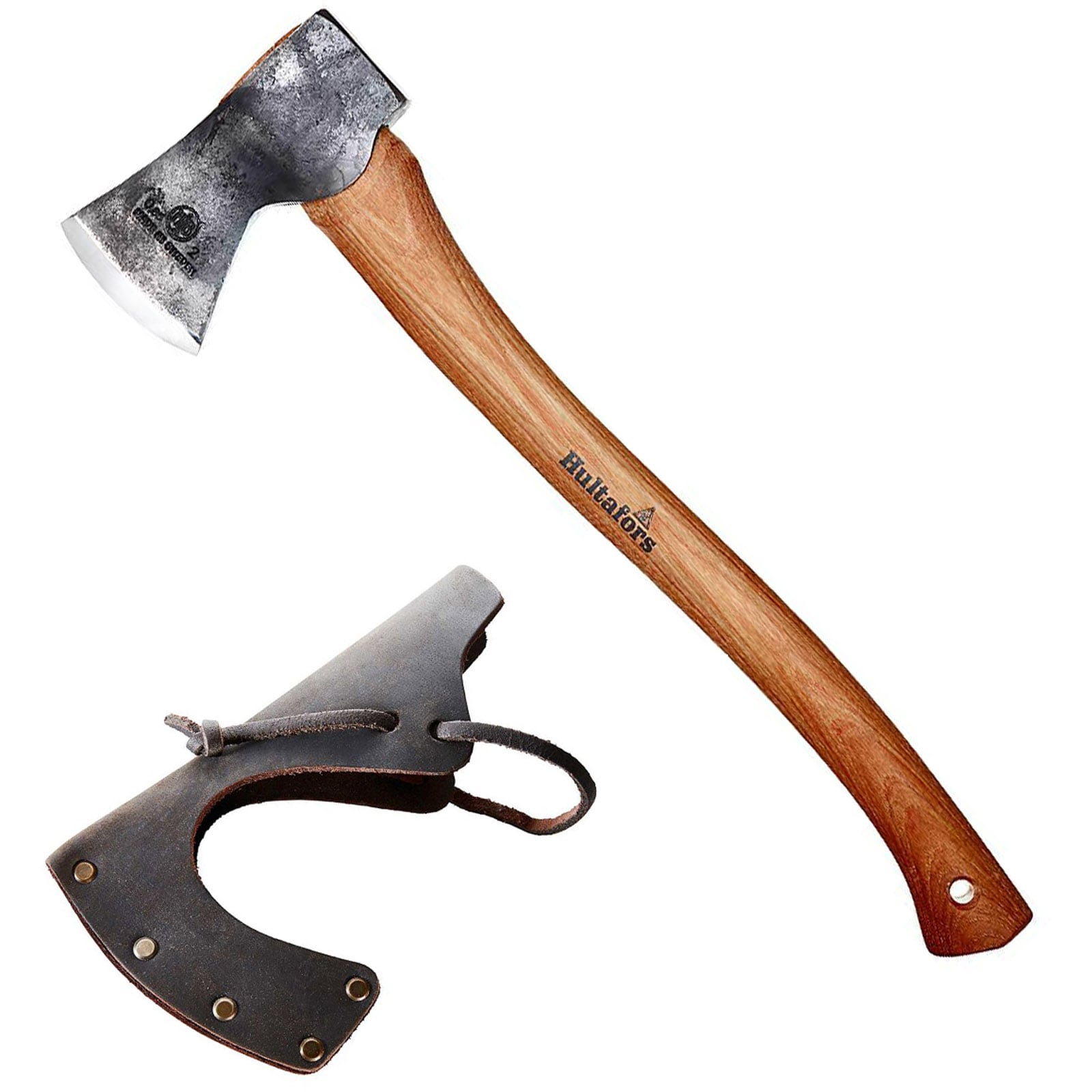 HULATFORS Jagdaxt Ekelund Beil Outdoor Axt Hickory Holz Kohlenstoff Stahl - Bild 1