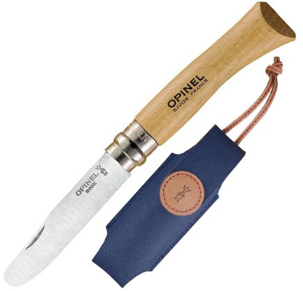OPINEL Kindermesser Schnitzmesser Kinder Taschenmesser Camping Messer Rund Holz | 03123840024009