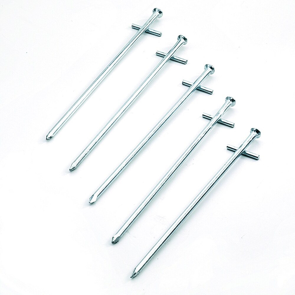 10 x Felsbodenhering 23 cm - Felsnagel Zelt Hering Erdnagel Stahl N&auml;gel verzinkt - Bild 1