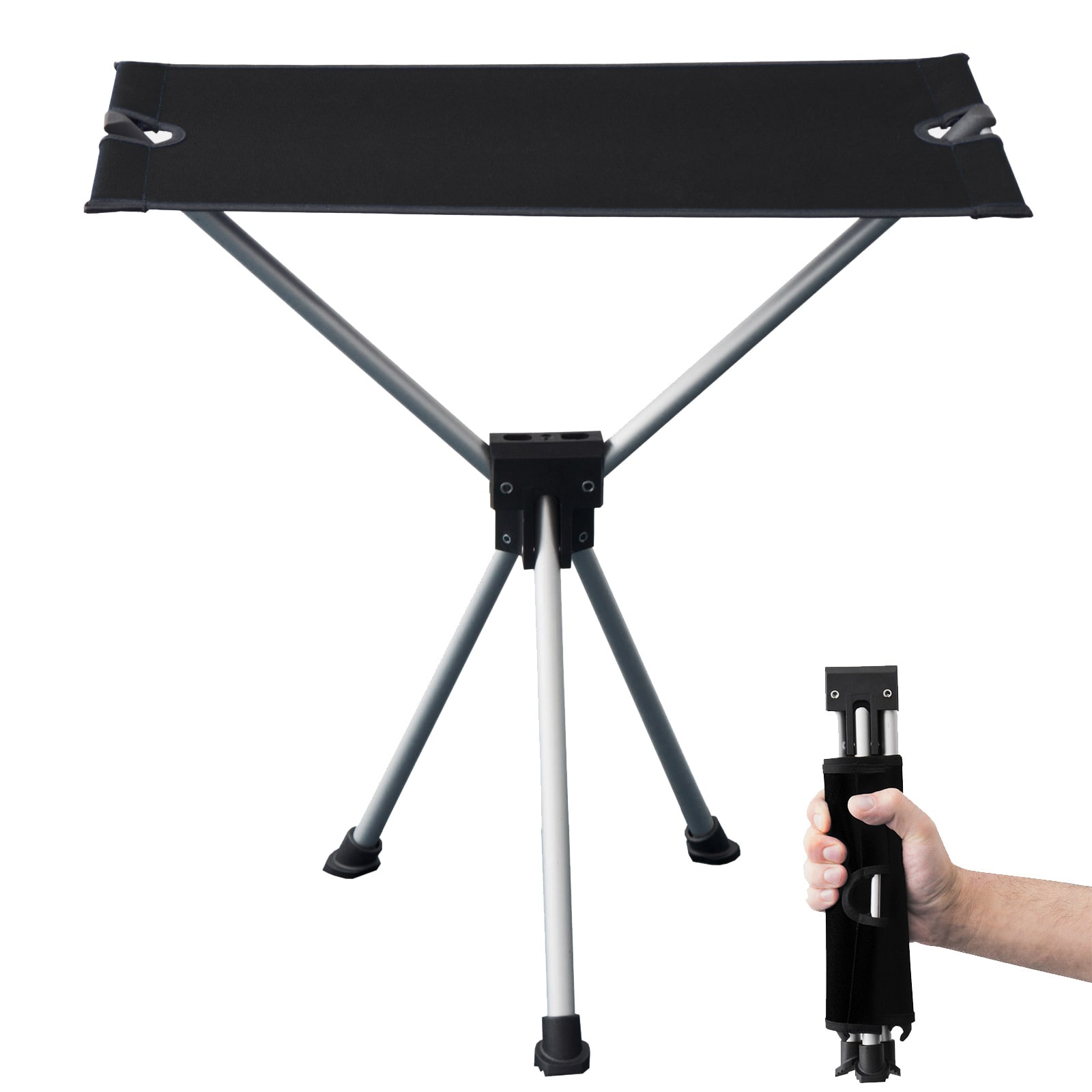 DEPROC Star Seat Falthocker Campinghocker Angelhocker Dreibeinhocker Alu 120 kg - Bild 1