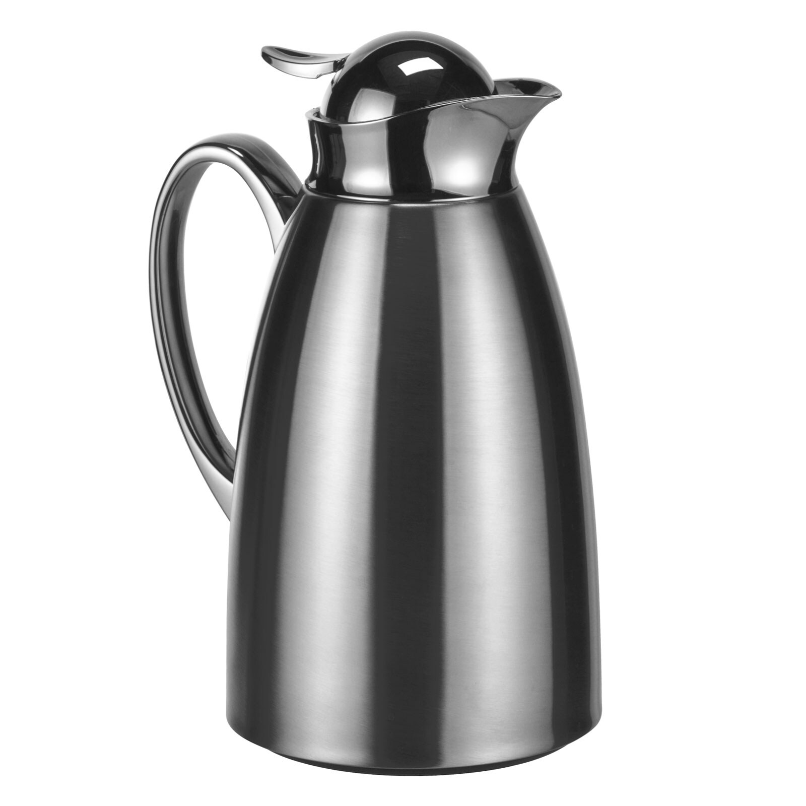 Isolierkanne 1L Isolierflasche - Thermo Kanne Kaffeekanne Tee Flasche Edelstahl - Bild 1