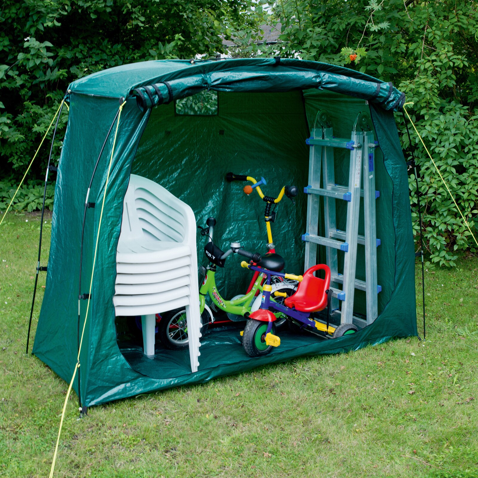 Universal Fahrrad Garage – Camping Vorrat Lagerzelt Garten Geräte Beistell Zelt | 04008332792606