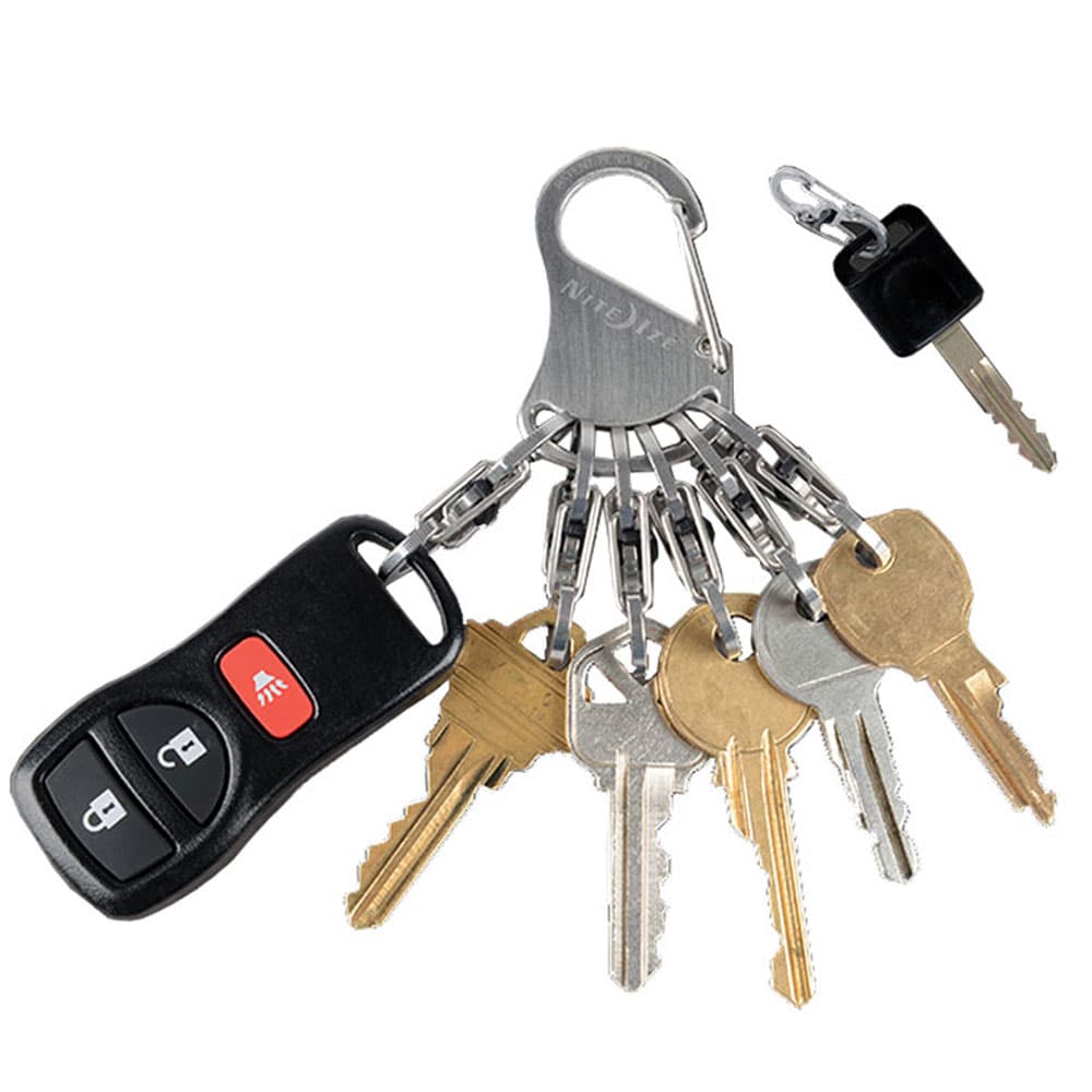NITE IZE KeyRack Locker Schl&uuml;ssel Organizer Ring Anh&auml;nger Karabiner Schnapphaken - Bild 1