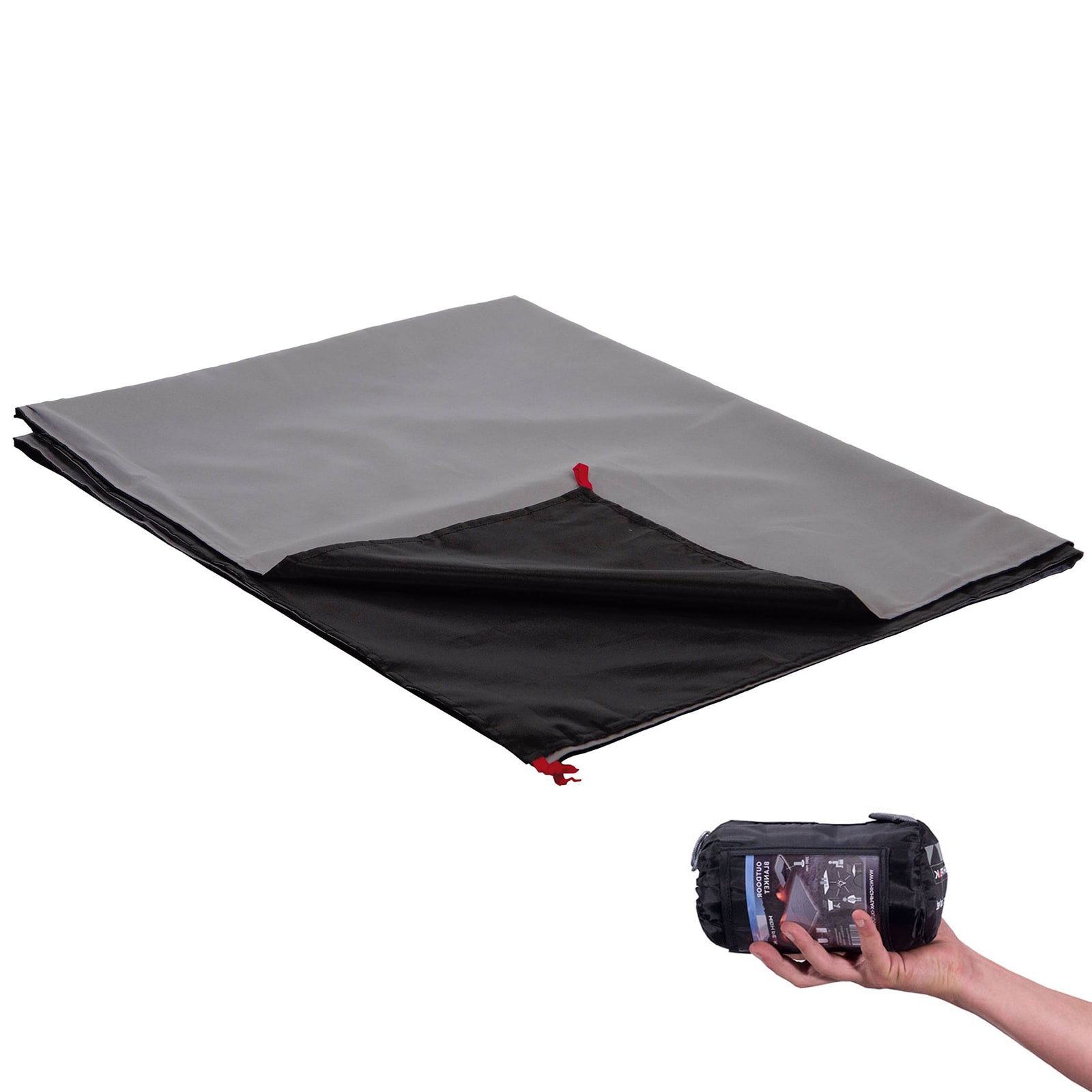 HIGH PEAK Campingdecke Picknickdecke Reisedecke Strand Decke Picknick Baumwolle - Bild 1