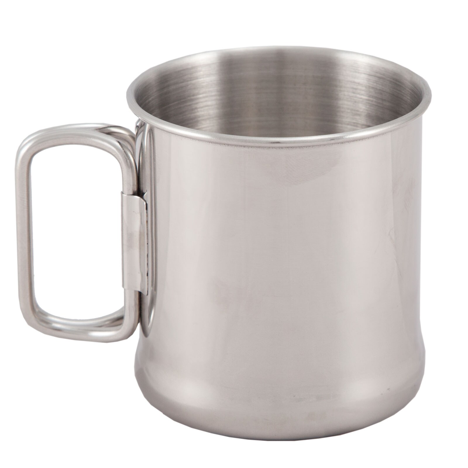 OUTDOOR Camping Klapp Becher Edelstahl &ndash; 0,3L Trinkbecher Kaffee Tasse Geschirr - Bild 1