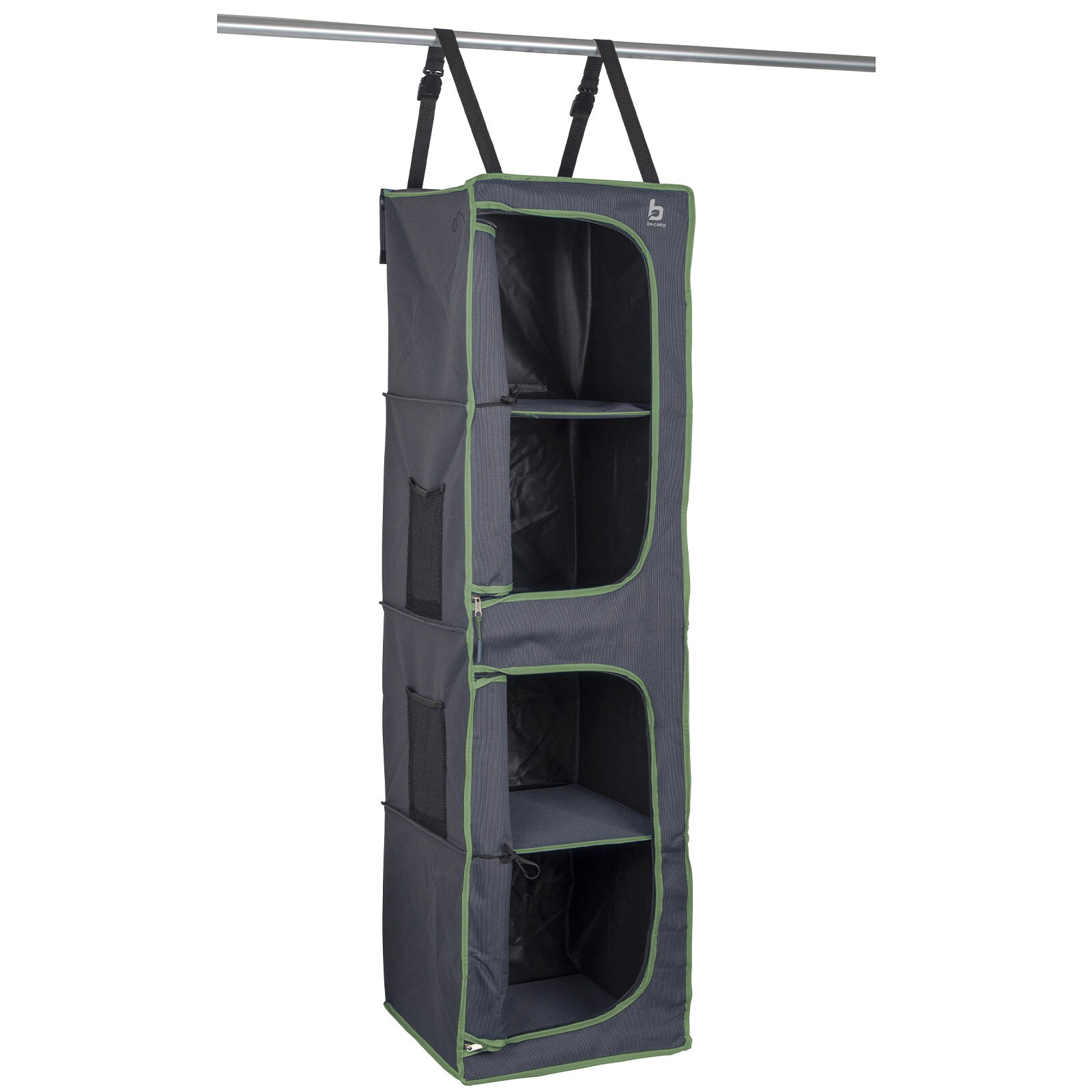 BO-CAMP H&auml;ngeregal 4Fach Organizer Vor Zelt T&uuml;r Regal Camping H&auml;nge Aufbewahrung - Bild 1