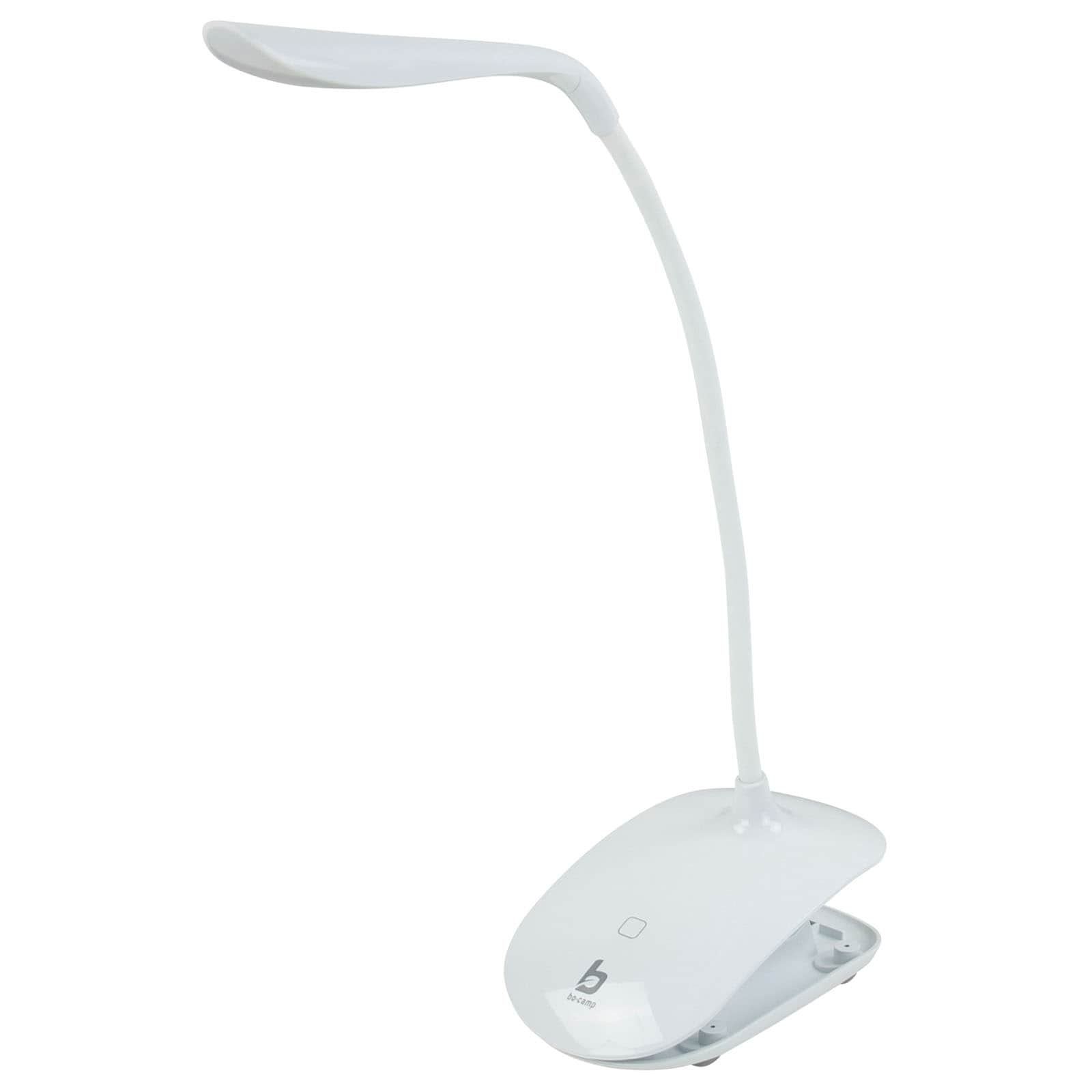 BO-CAMP Leselampe Touch - Klemmleuchte LED Campinglampe Buch Leselicht USB Akku - Bild 1