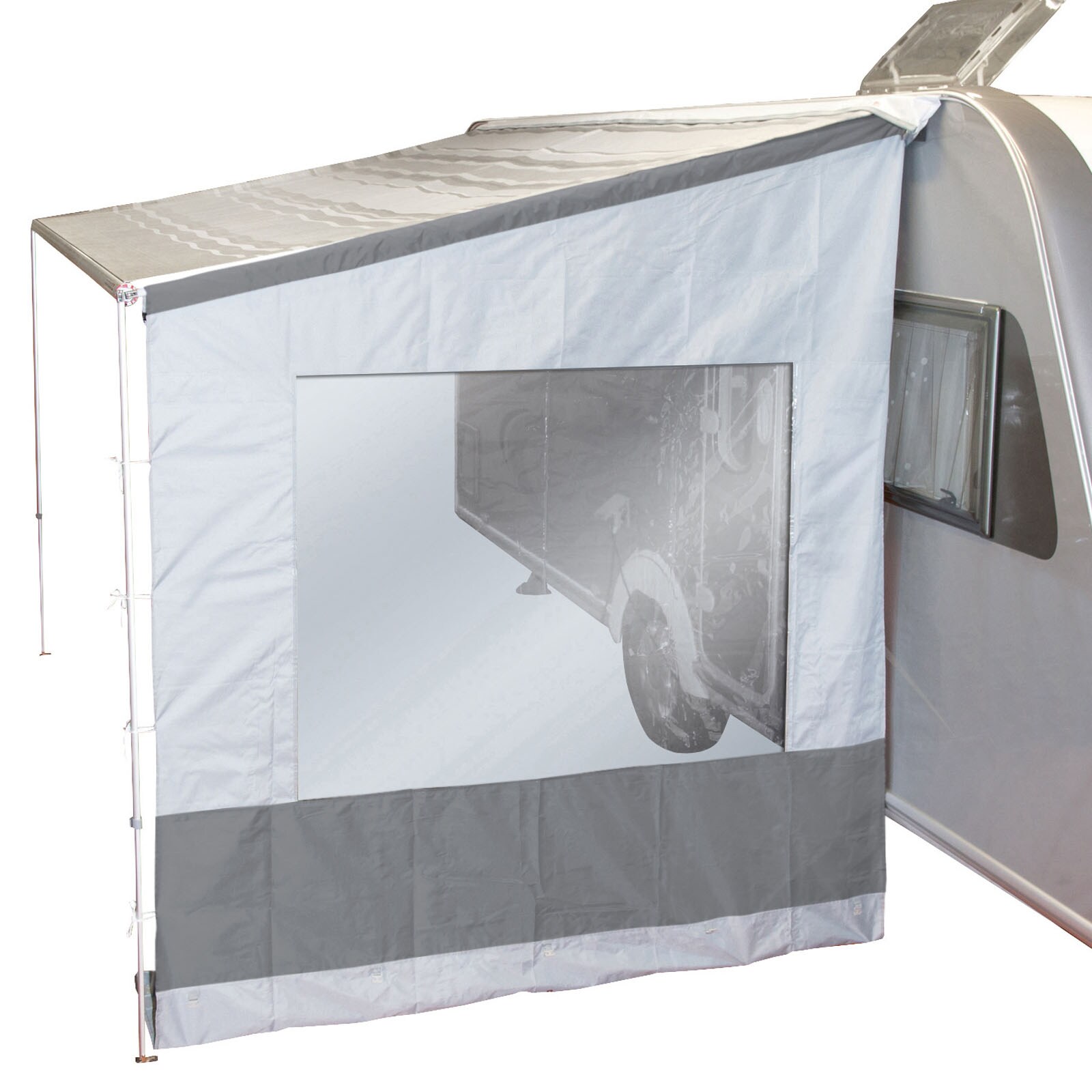 BO-CAMP Seitenwand Wohnwagen Vorzelt Seitenteil Vordach Markise Omnistor passend | 08712013715681