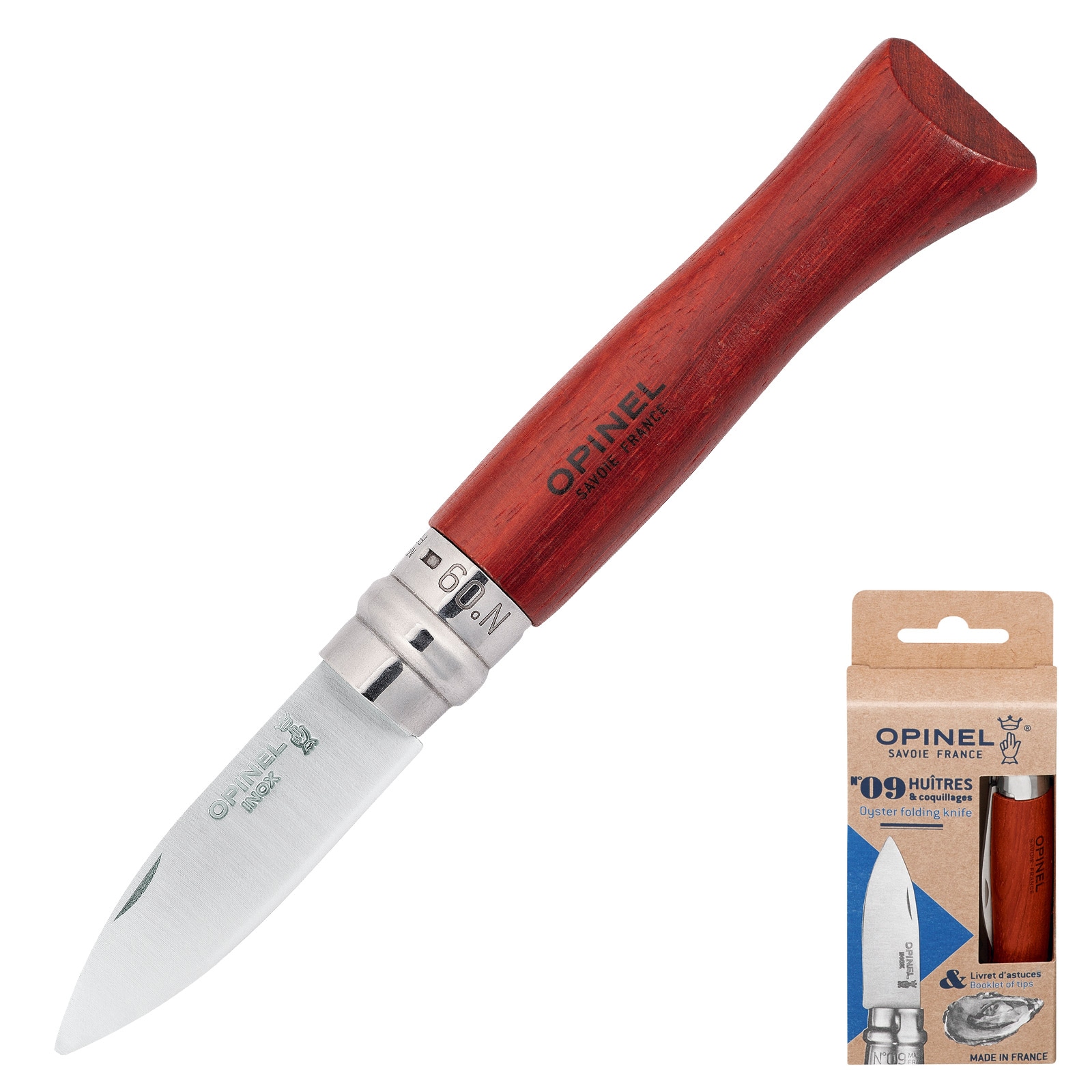 OPINEL Austernmesser - Klappmesser Austern &Ouml;ffner Muschel Messer Austernbrecher - Bild 1