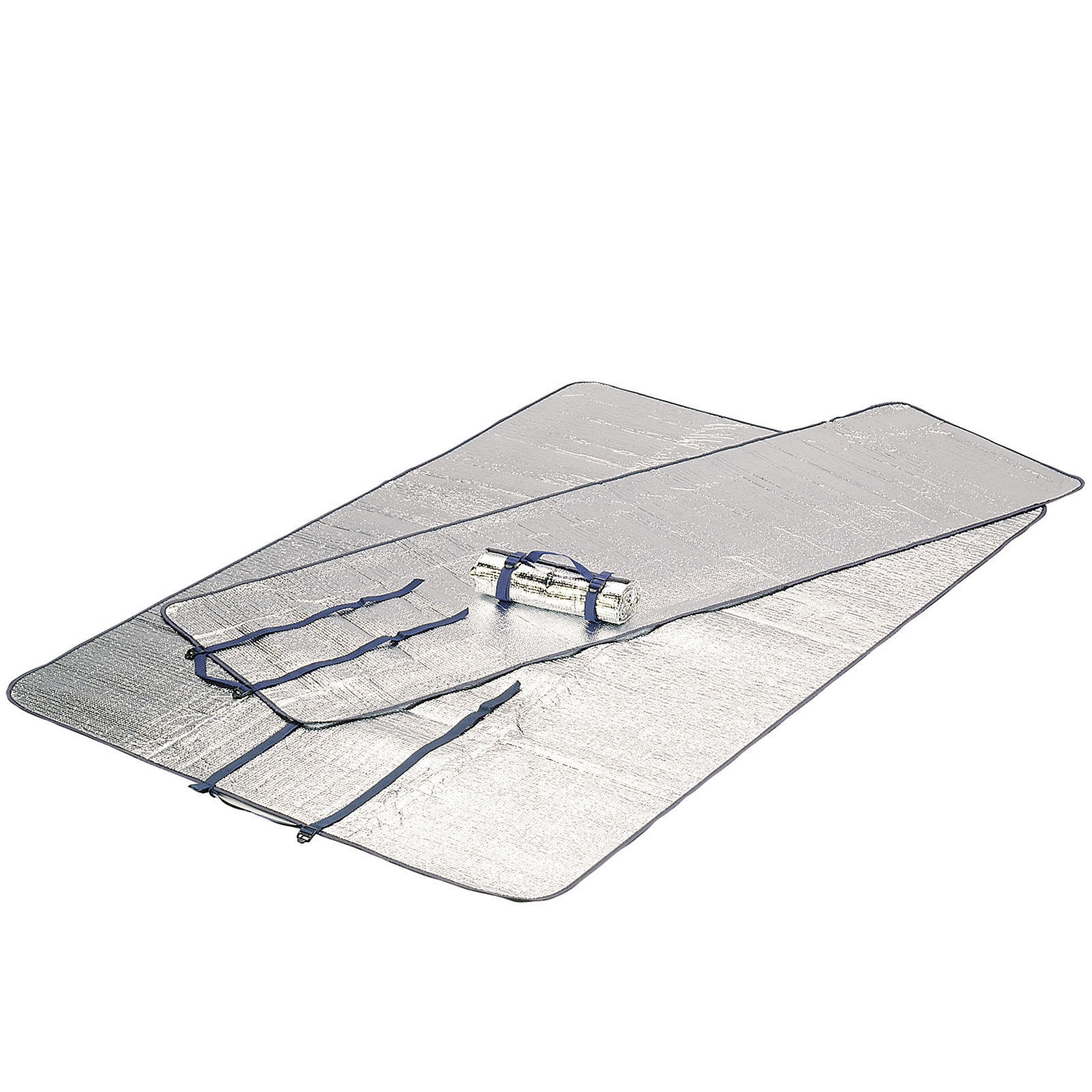 HIGH PEAK Alu Isomatte Doppel Alumatte Isoliermatte 2 Personen Thermomatte 300g - Bild 1