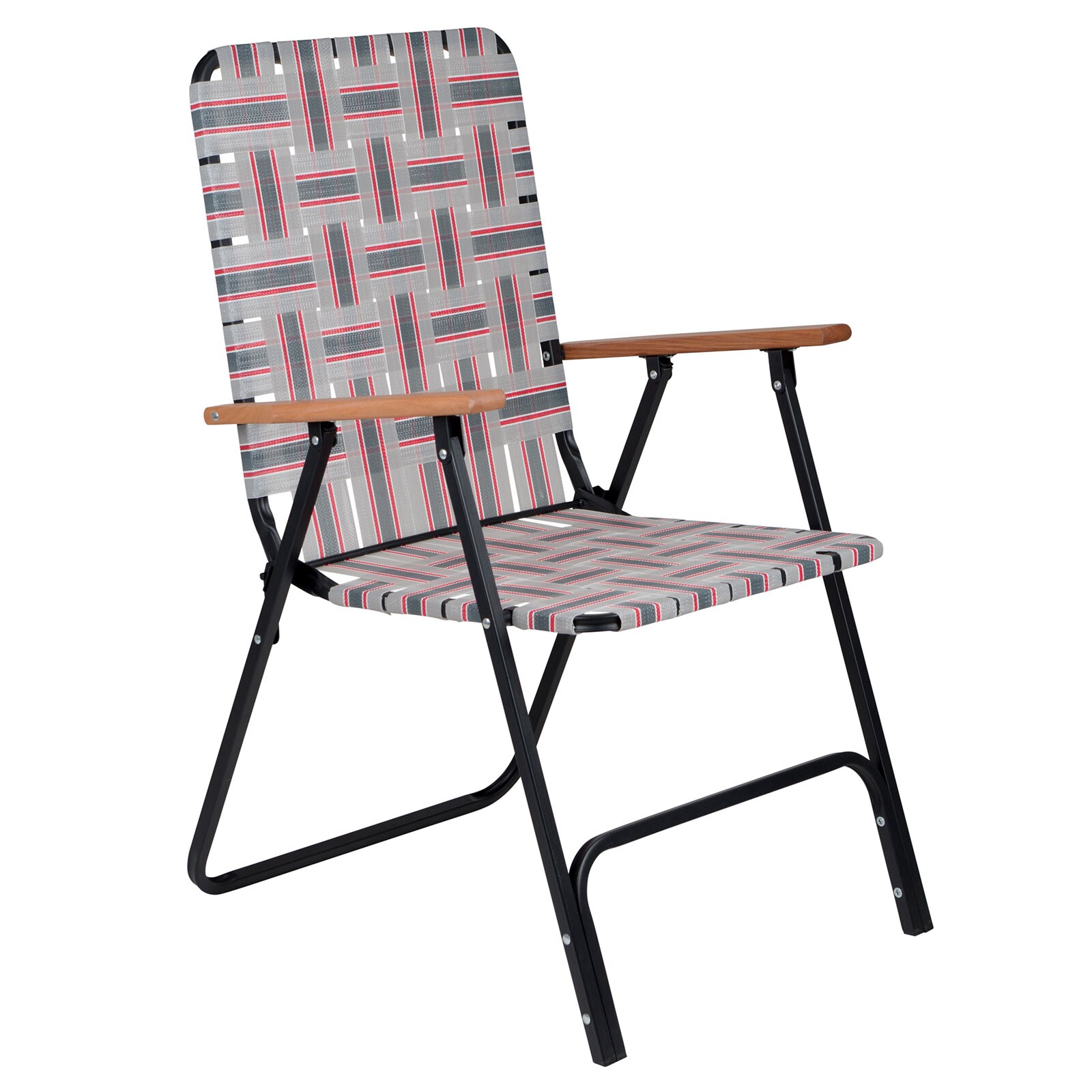 BO-CAMP Klappstuhl Preston Camping Garten Stuhl Angel Klappsessel faltbar Holz - Bild 1
