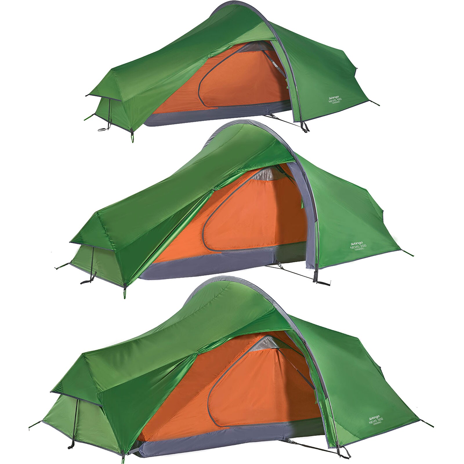 VANGO Einbogenzelt Nevis 1/2/3 Personen Fahrrad Zelt Motorrad Trekking Camping Gr&ouml;&szlig;e: Nevis 100 - Bild 1