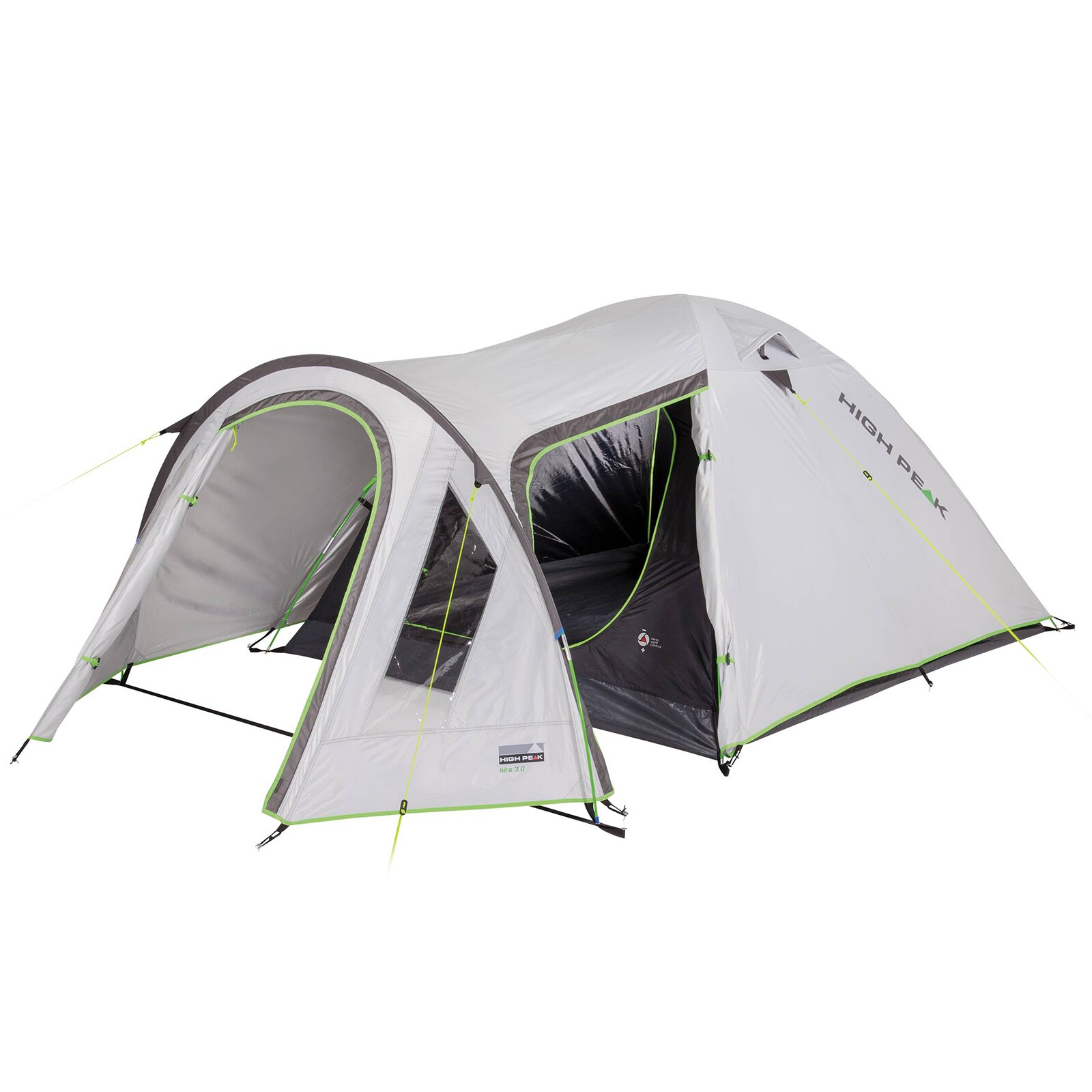 HIGH PEAK Kuppelzelt Kira 3 4 5 Personen Iglu Zelt Camping Trekking Vorraum Modell: Kira 4 - Bild 1
