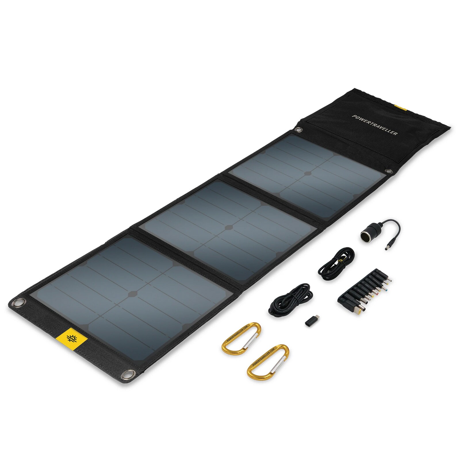 POWERTRAVELLER Solarpanel Falcon 40 W Outdoor Ladeger&auml;t 5/20V USB Faltbar 3Ports - Bild 1