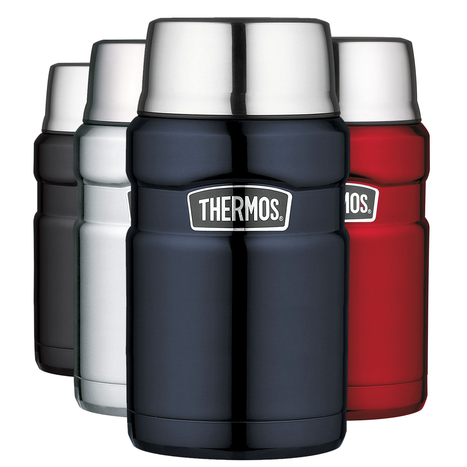 THERMOS Food Container King 0,7 L Thermo Beh&auml;lter Isolierbeh&auml;lter Essenbeh&auml;lter Farbe: Midnight blue - Bild 1