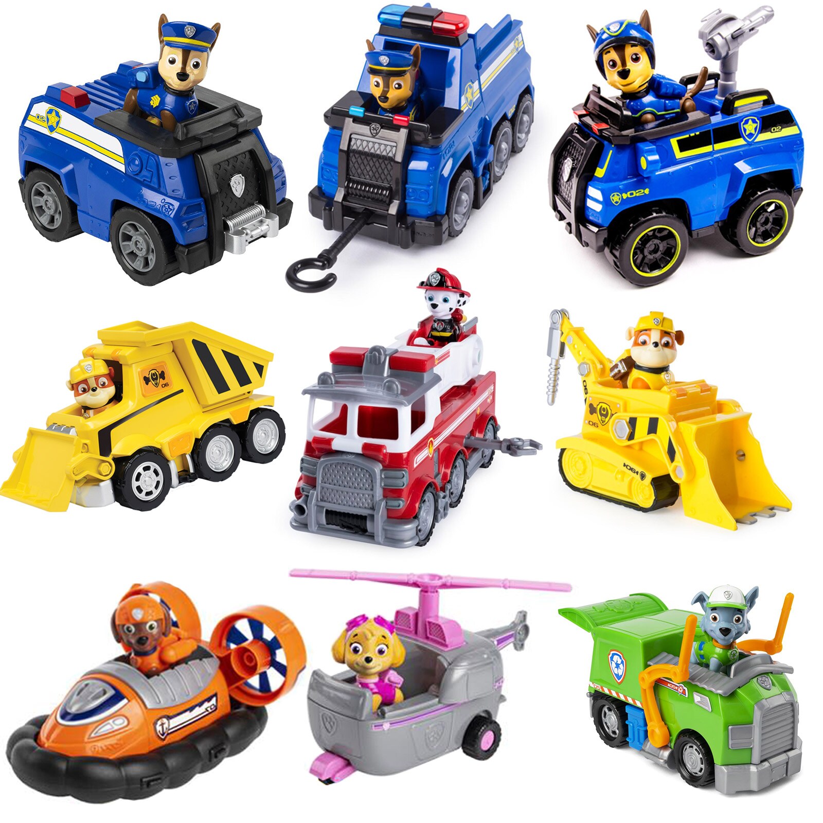 PAW PATROL Ultimate & Basic Fahrzeuge Spielfigur Action Figur Kinder Spielzeug Variante: Chase Patrol Cruiser - Bild 1