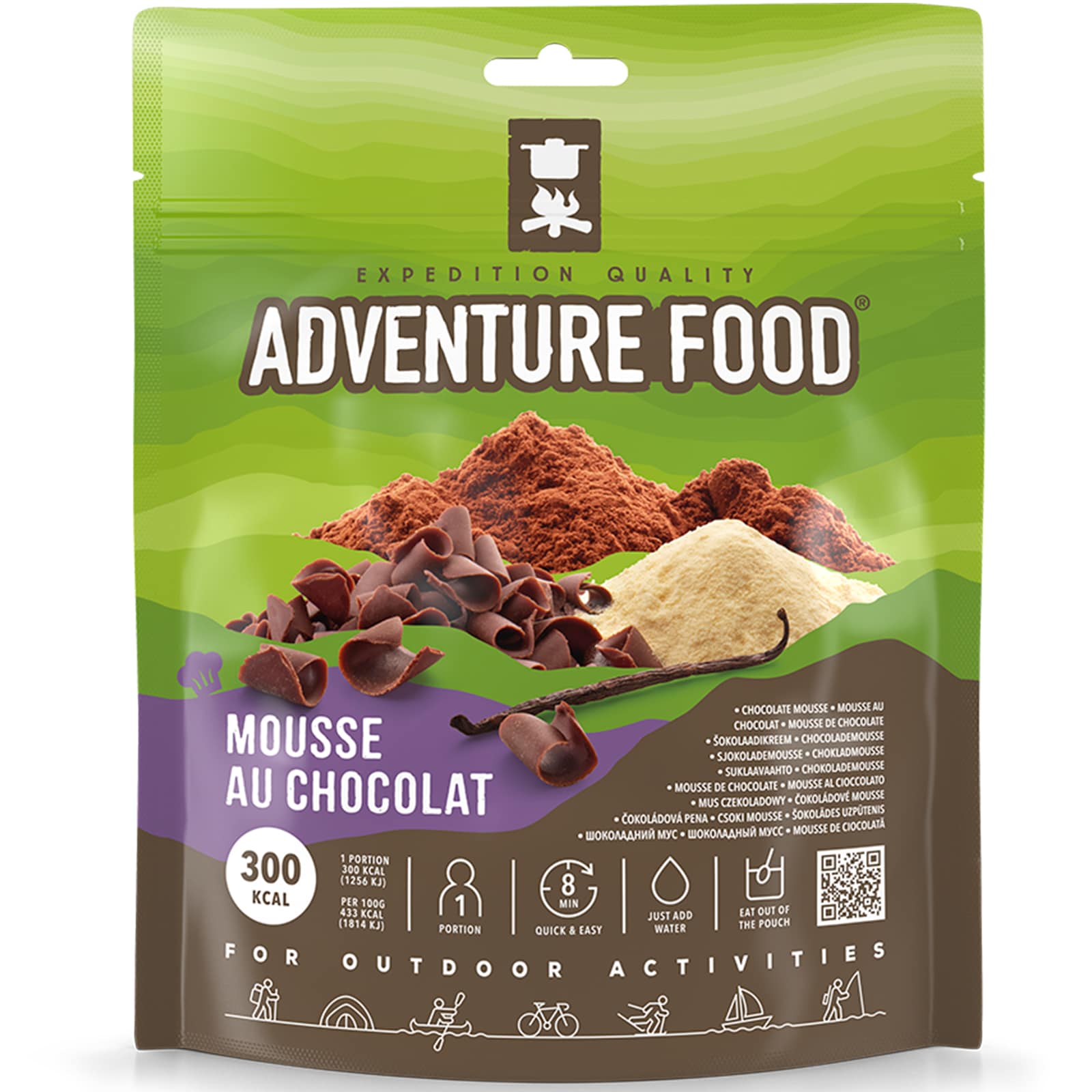 ADVENTURE FOOD Mousse au Chocolat Outdoor Mahlzeit Trekking Essen Not Nahrung - Bild 1