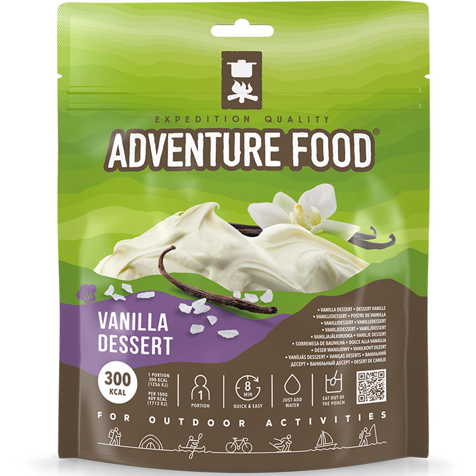 ADVENTURE FOOD Vanilla Desert Outdoor Mahlzeit Trekking Essen Not Ration Nahrung - Bild 1