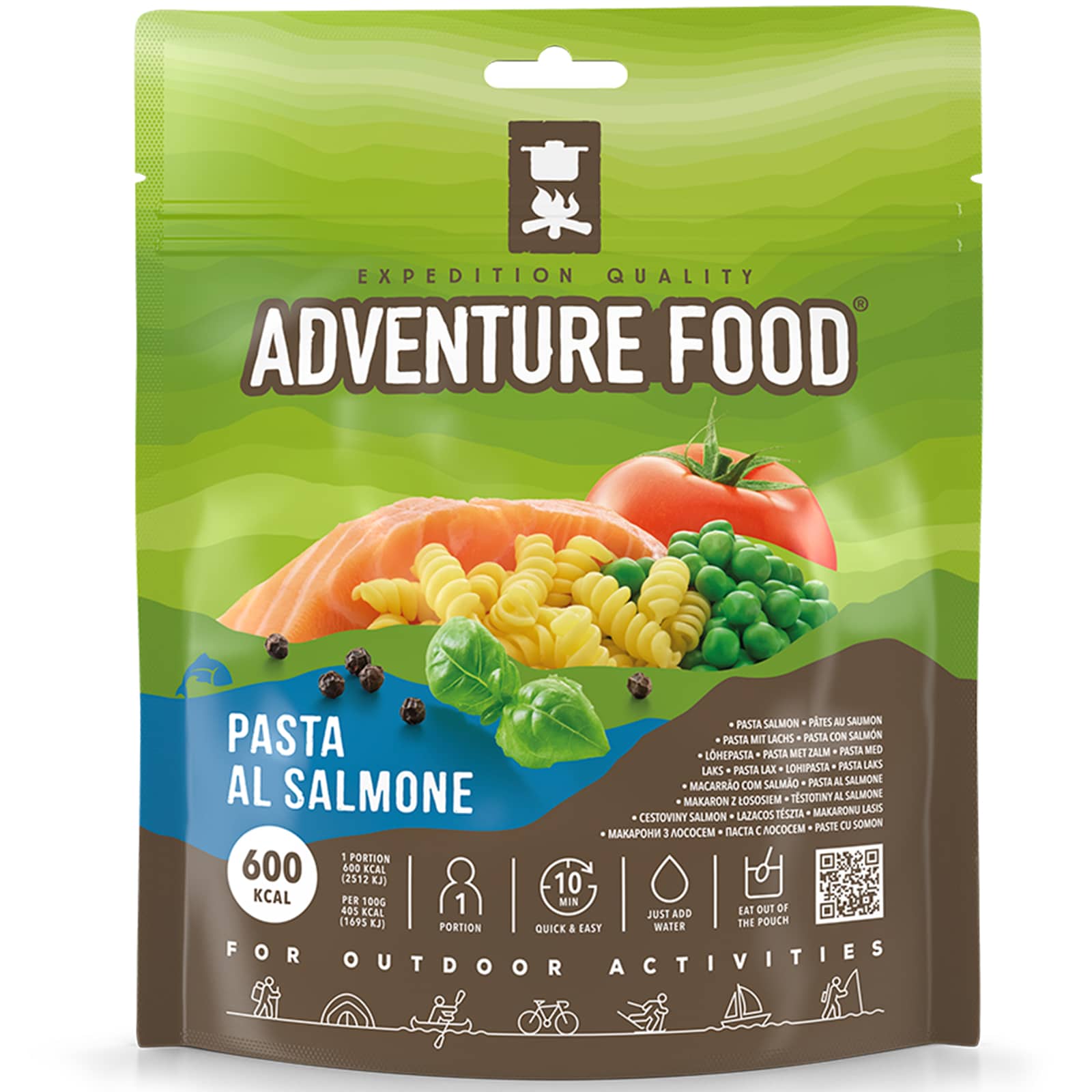 ADVENTURE FOOD Pasta al Salmone - Outdoor Mahlzeit Trekking Essen Not Nahrung - Bild 1
