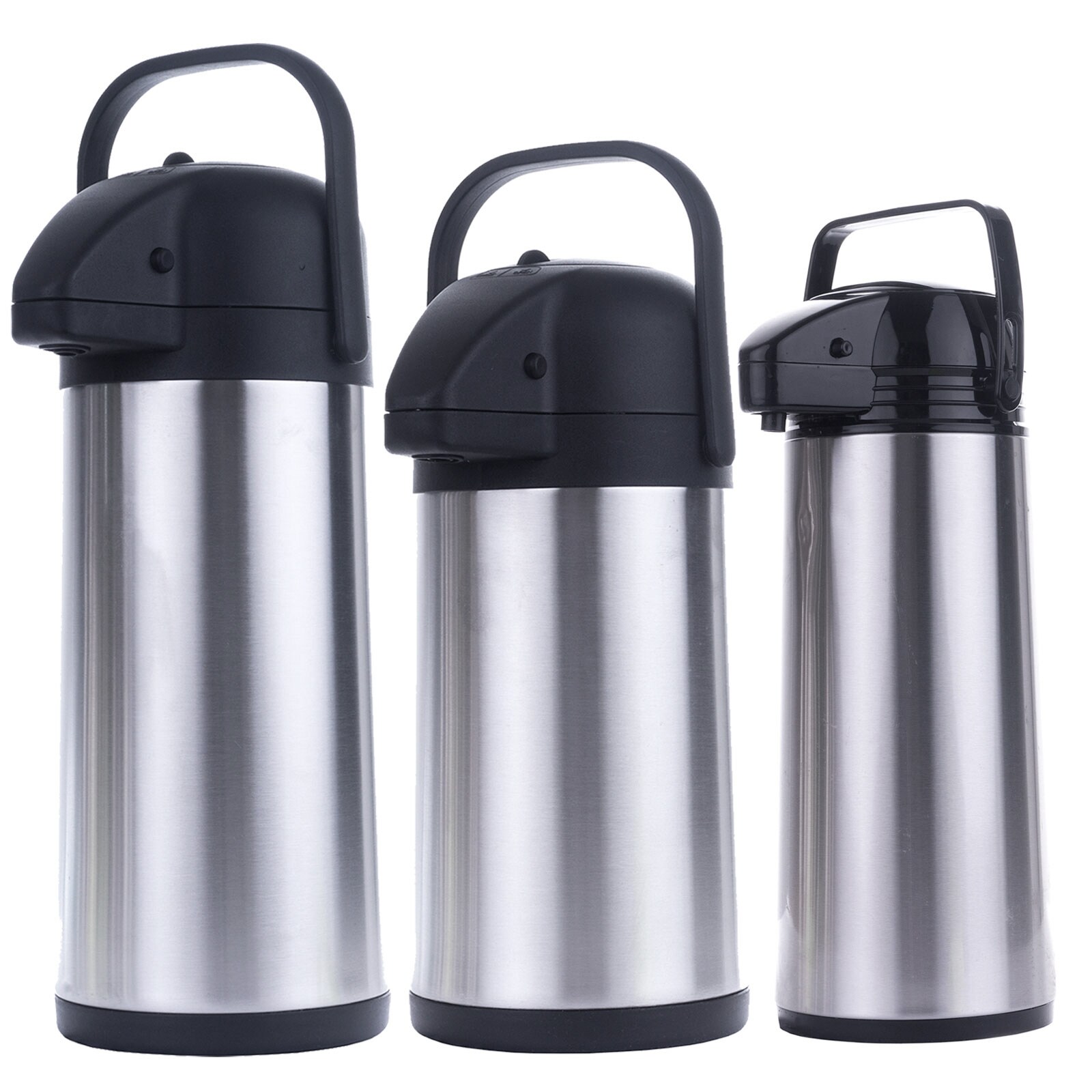 Airpot 1,9/2,2/3 L Pumpkanne - Isolierkanne Thermo Kanne Kaffeekanne Edelstahl Volumen: 2,2 Liter - Bild 1