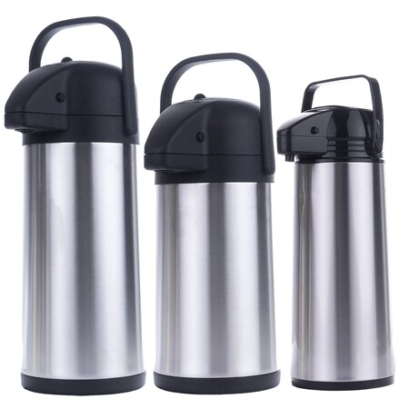 Pumpkanne Airpot 1,9/2,2/3 bei Kanne 3,0 Volumen: Kaffeekanne Thermo Isolierkanne Netto online - Edelstahl L kaufen Liter