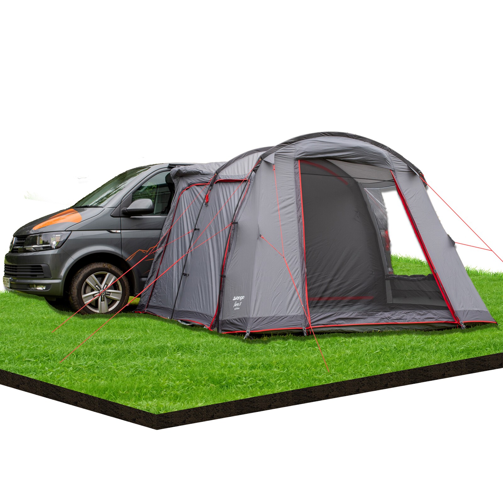 VANGO Busvorzelt Faros 2 Low Vor Zelt Van SUV VW Bus Caravan Camping Freistehend - Bild 1