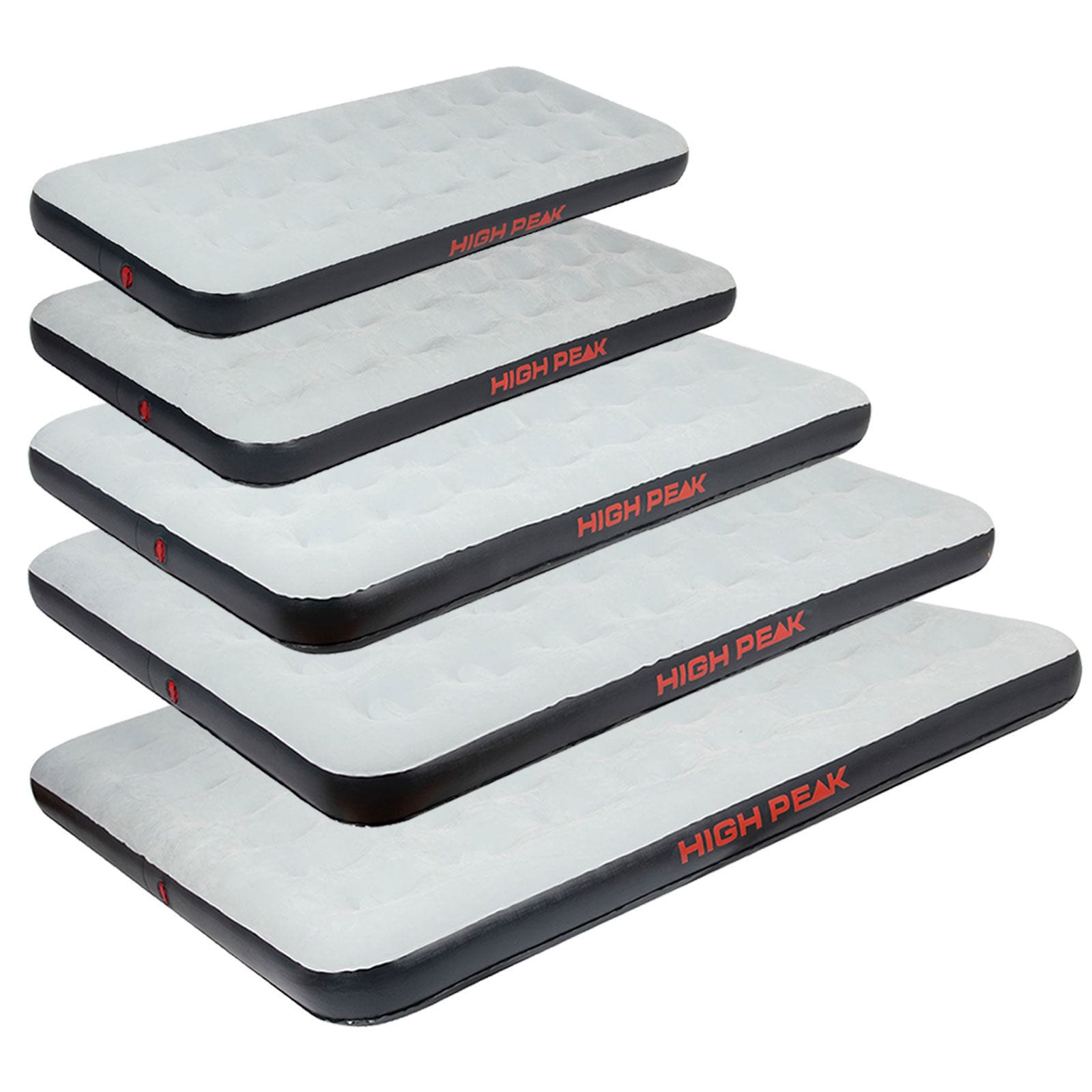 HIGH PEAK Luftbett G&auml;stebett Camping Matratze Isomatte Luftmatratze Campingbett Gr&ouml;&szlig;e: Single (185 x 75 x 20 cm) - Bild 1