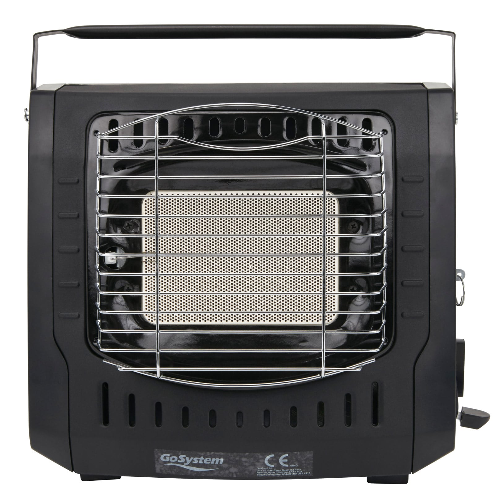 GO SYSTEM Heizl&uuml;fter Gas Heizstrahler Camping Vor Zelt Heizung Keramik 1,2 kW - Bild 1