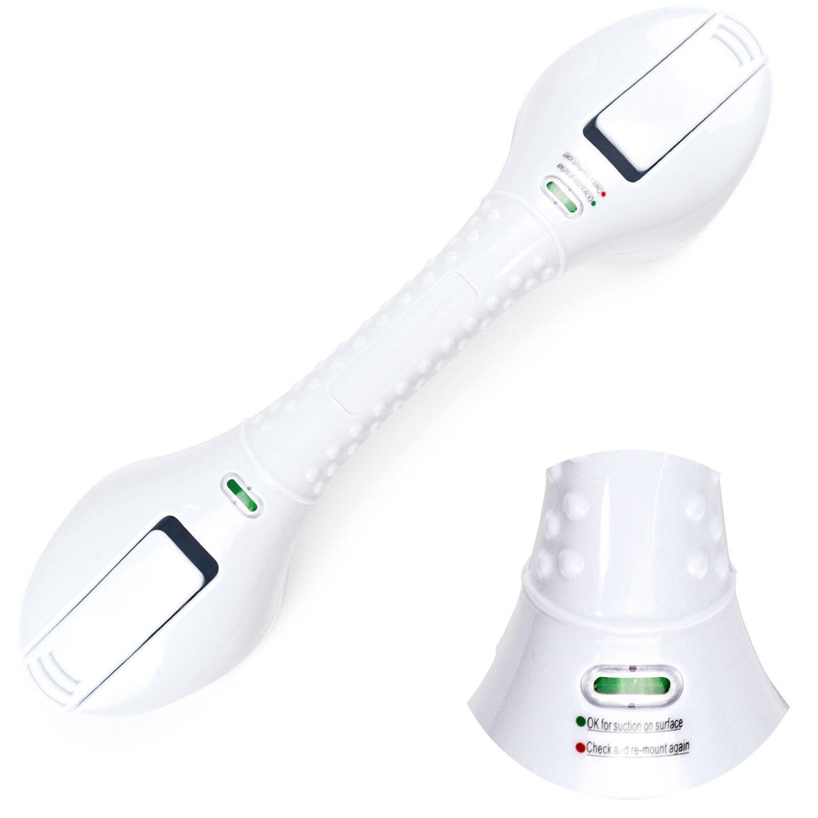 VITILITY Halte Griff Stange Vakuum Saugnapf Aufstehhilfe Badewanne WC Dusche Bad - Bild 1