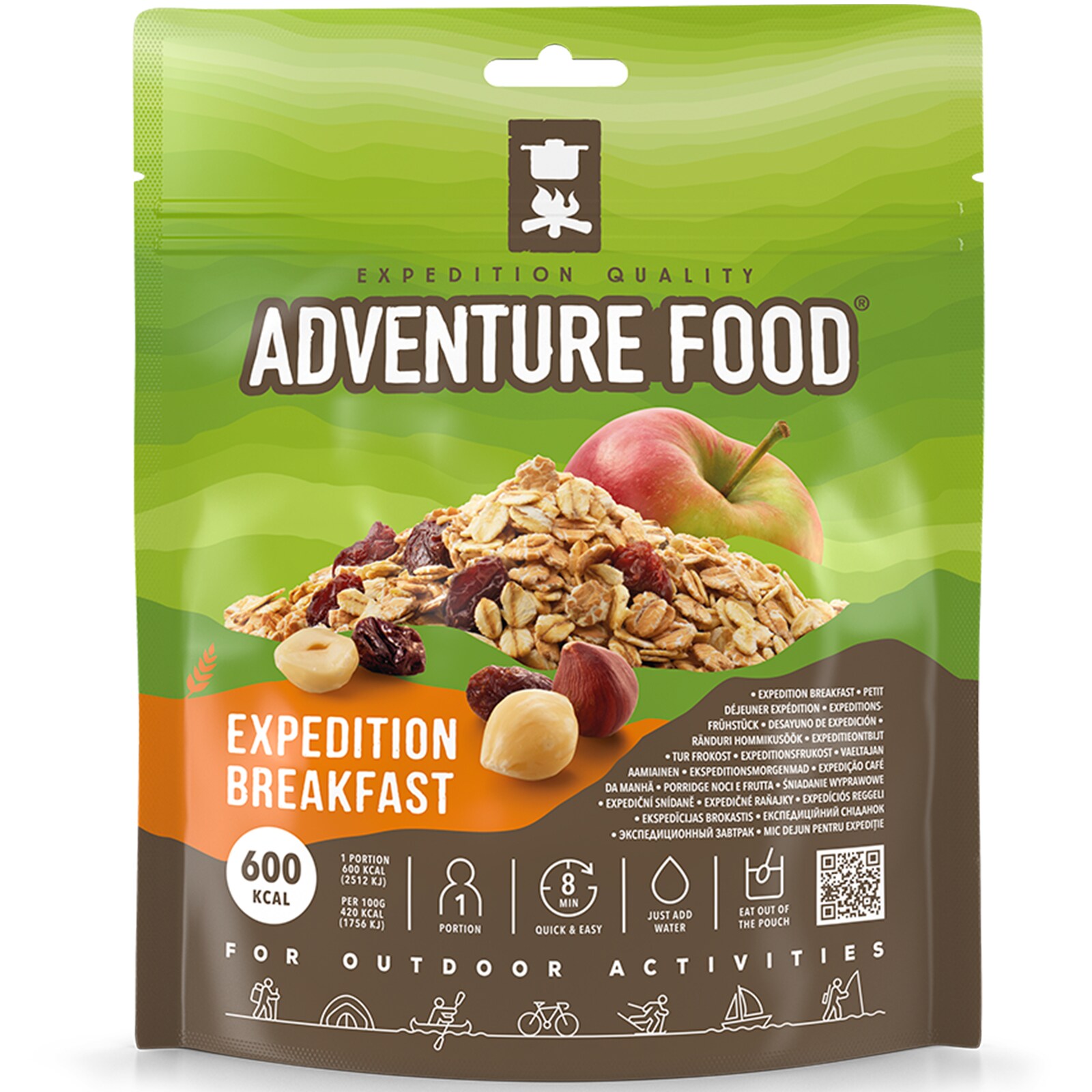 ADVENTURE FOOD Expedition Breakfast Outdoor Mahlzeit Trekking Essen Not Nahrung - Bild 1