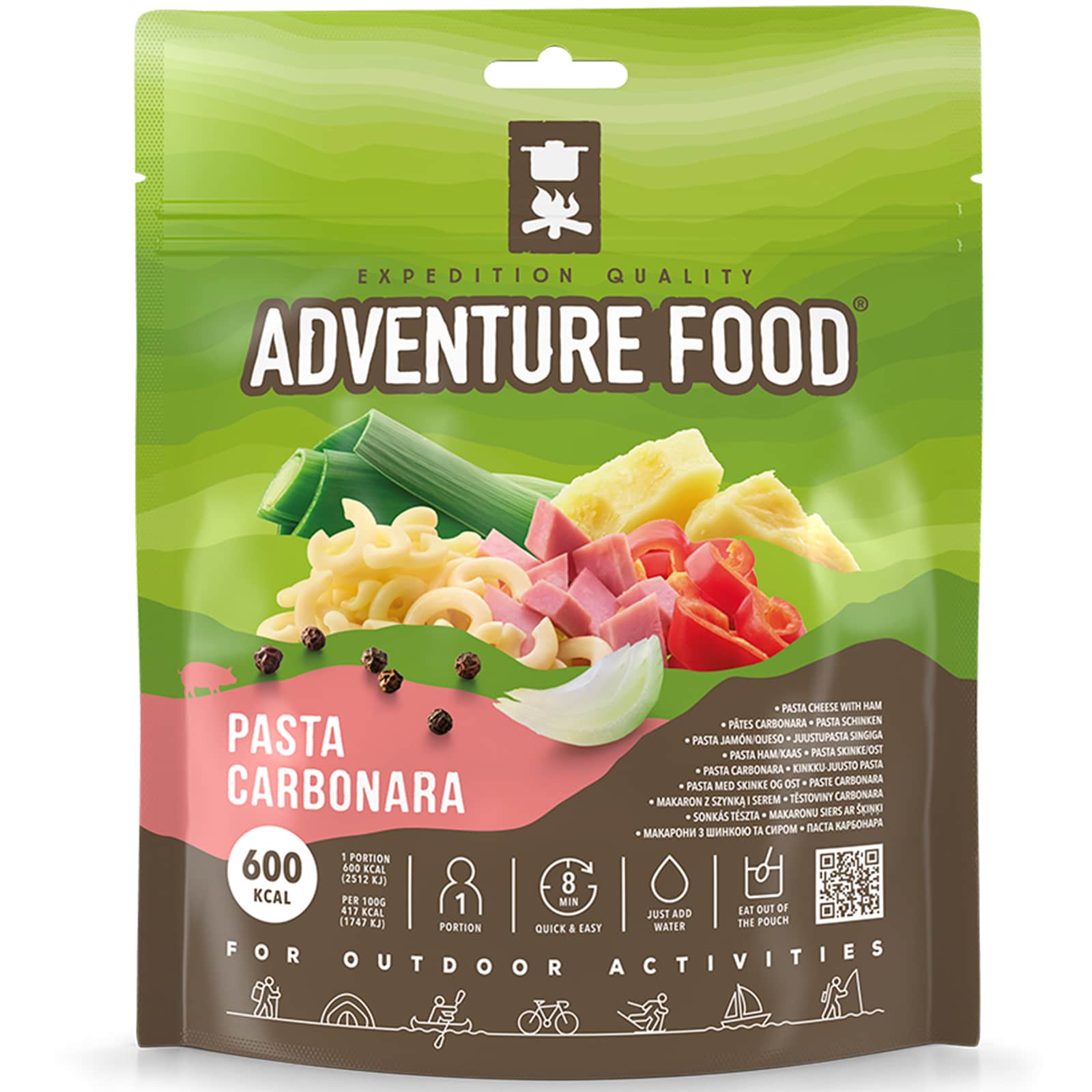 ADVENTURE FOOD Pasta Carbonara Outdoor Mahlzeit Trekking Essen Not Nahrung - Bild 1