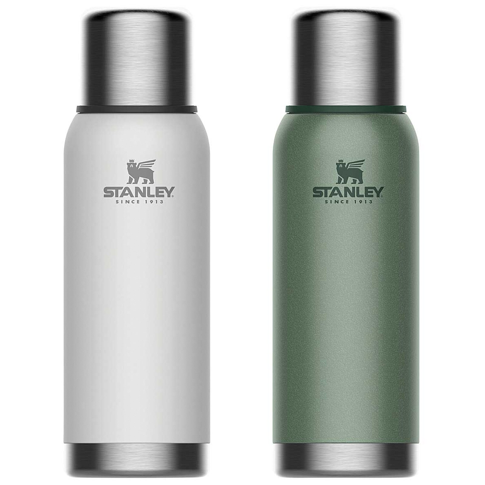STANLEY Isolier Kanne Adventure 1 L Thermo Flasche Kaffee Tee Becher Vakuum Farbe: Wei&szlig; - Bild 1