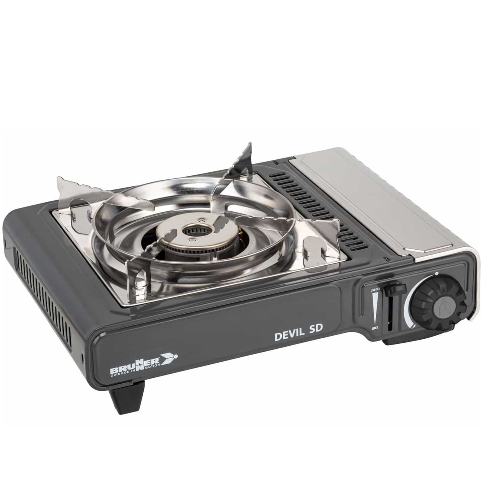 BRUNNER Camping Gaskocher Devil SD NG Gas Kartuschen Kocher Tisch Grill 2200 W - Bild 1
