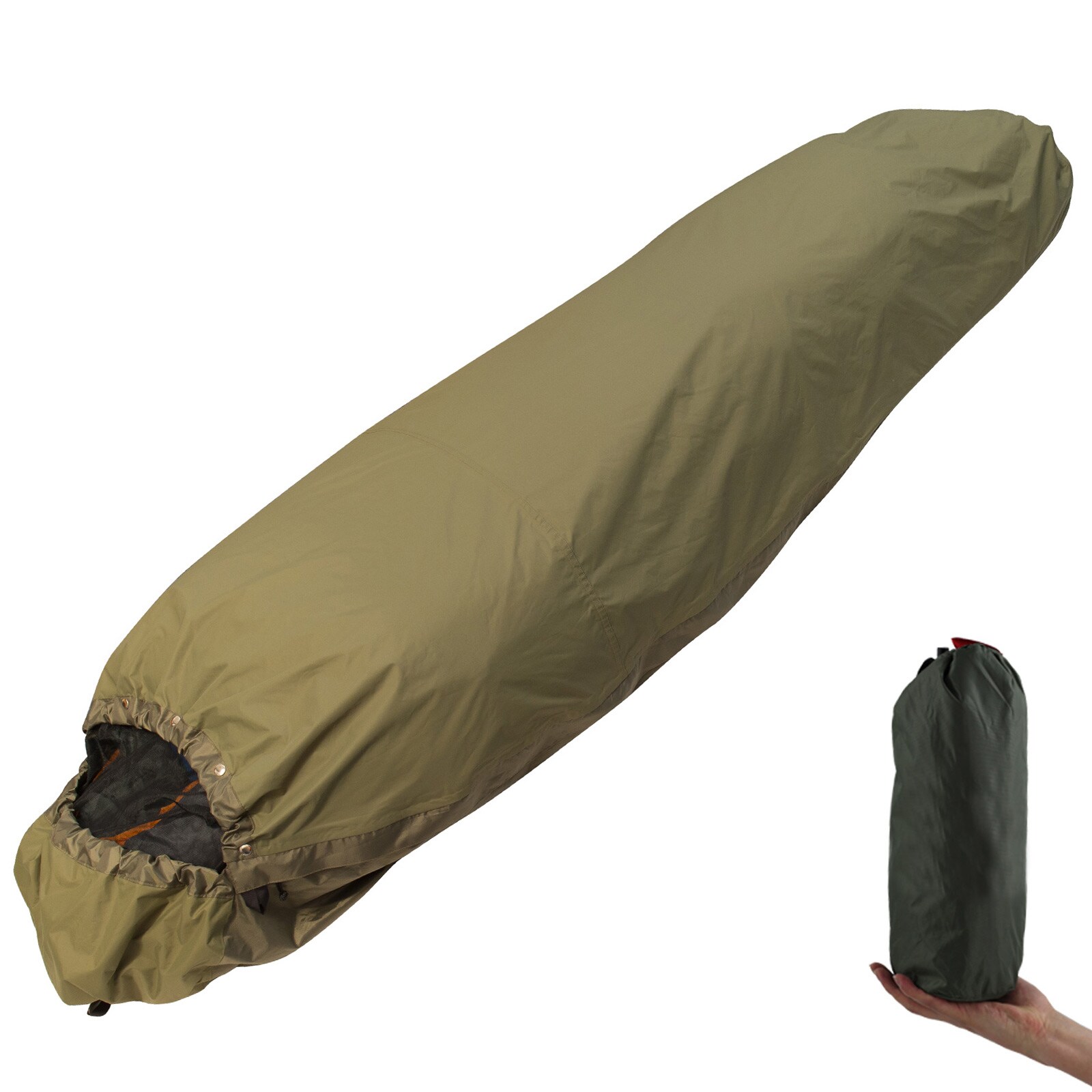 YATE Biwaksack F&uuml;r Schlafsack & Isomatte H&uuml;lle Bivy Bivi Bag &Uuml;berzug Decke Tarp - Bild 1