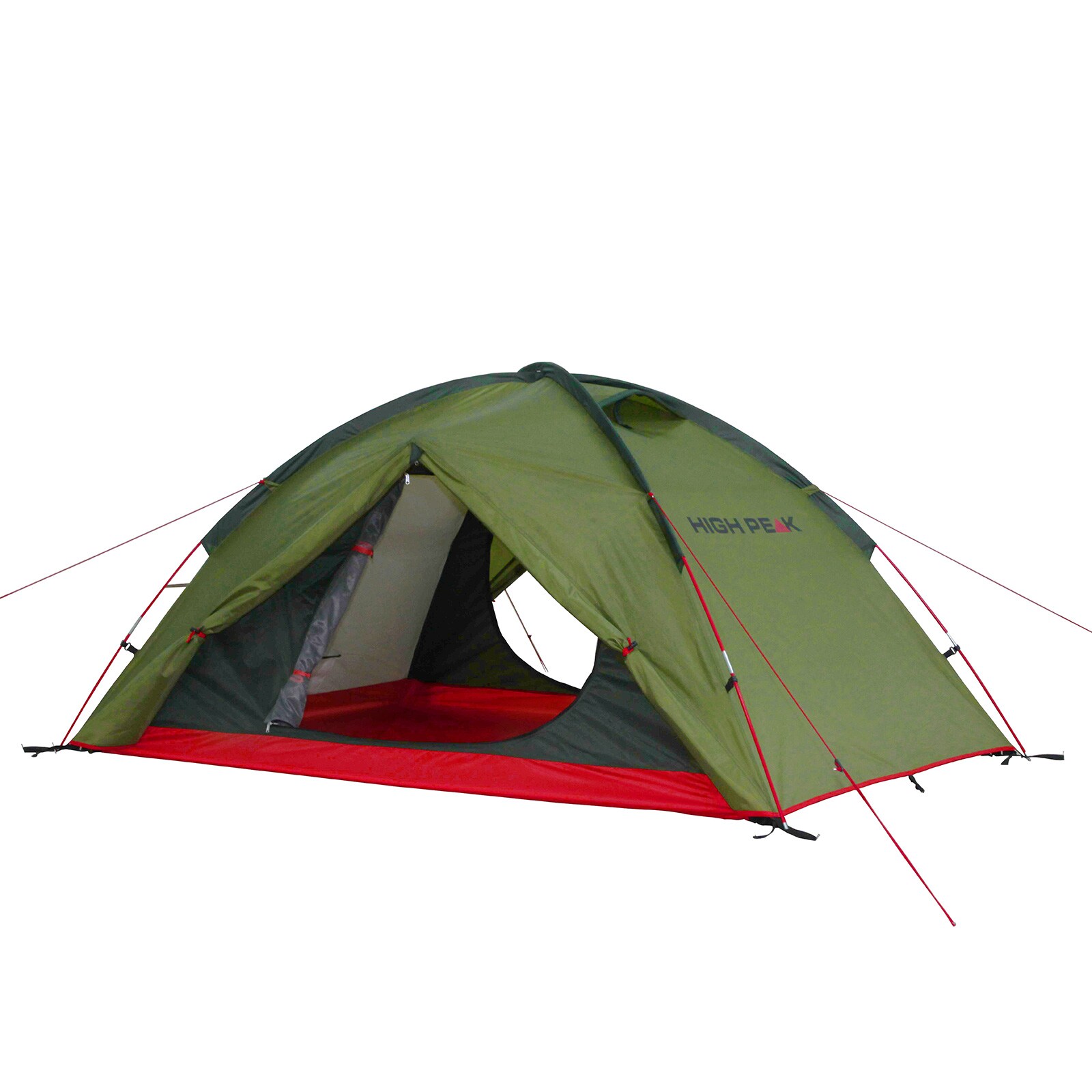 HIGH PEAK Trekkingzelt Woodpecker LW 3 Personen Camping Kuppel Bike Zelt  2,9 kg