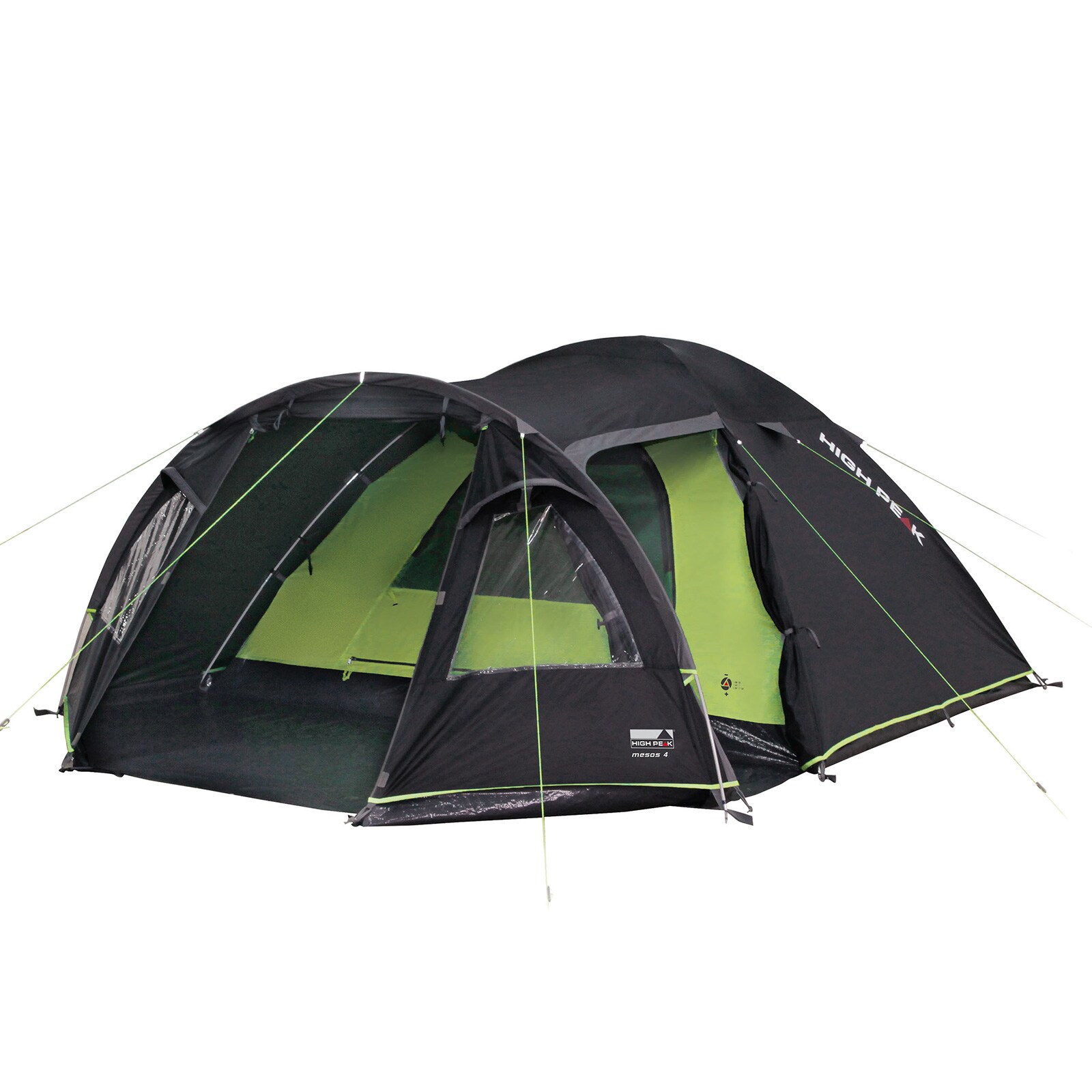 HIGH PEAK Iglu Zelt Mesos 4 Personen Camping Kuppelzelt Trekking Zelt Vorraum - Bild 1
