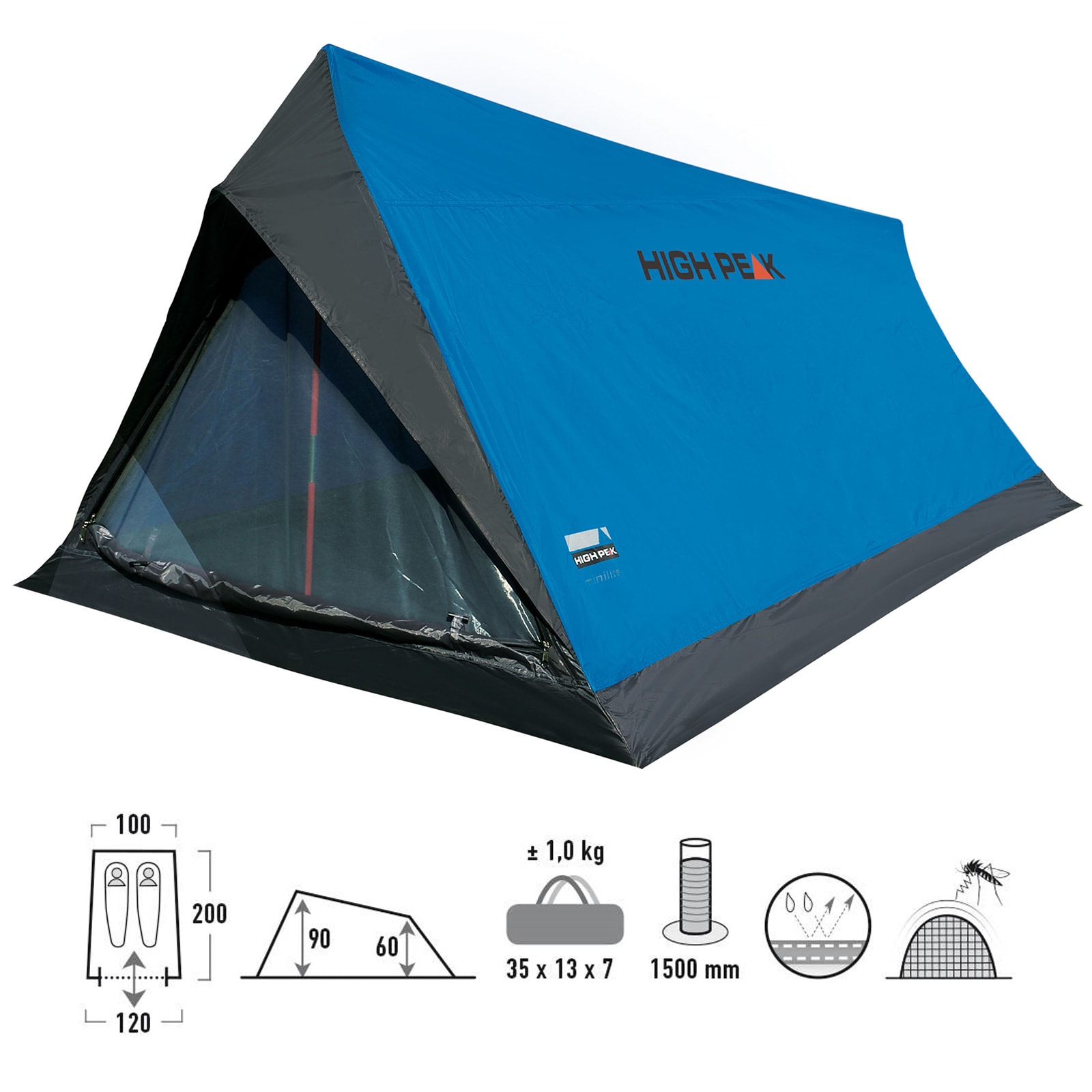 zelt sonderangebot Outsunny Instant-Pop-Up-Zelt für 4 Personen, mit Bodenplane 2 Türen Casa Mina Korb Aufbewahrung Size:M-L(55-59CM) Cyber Week