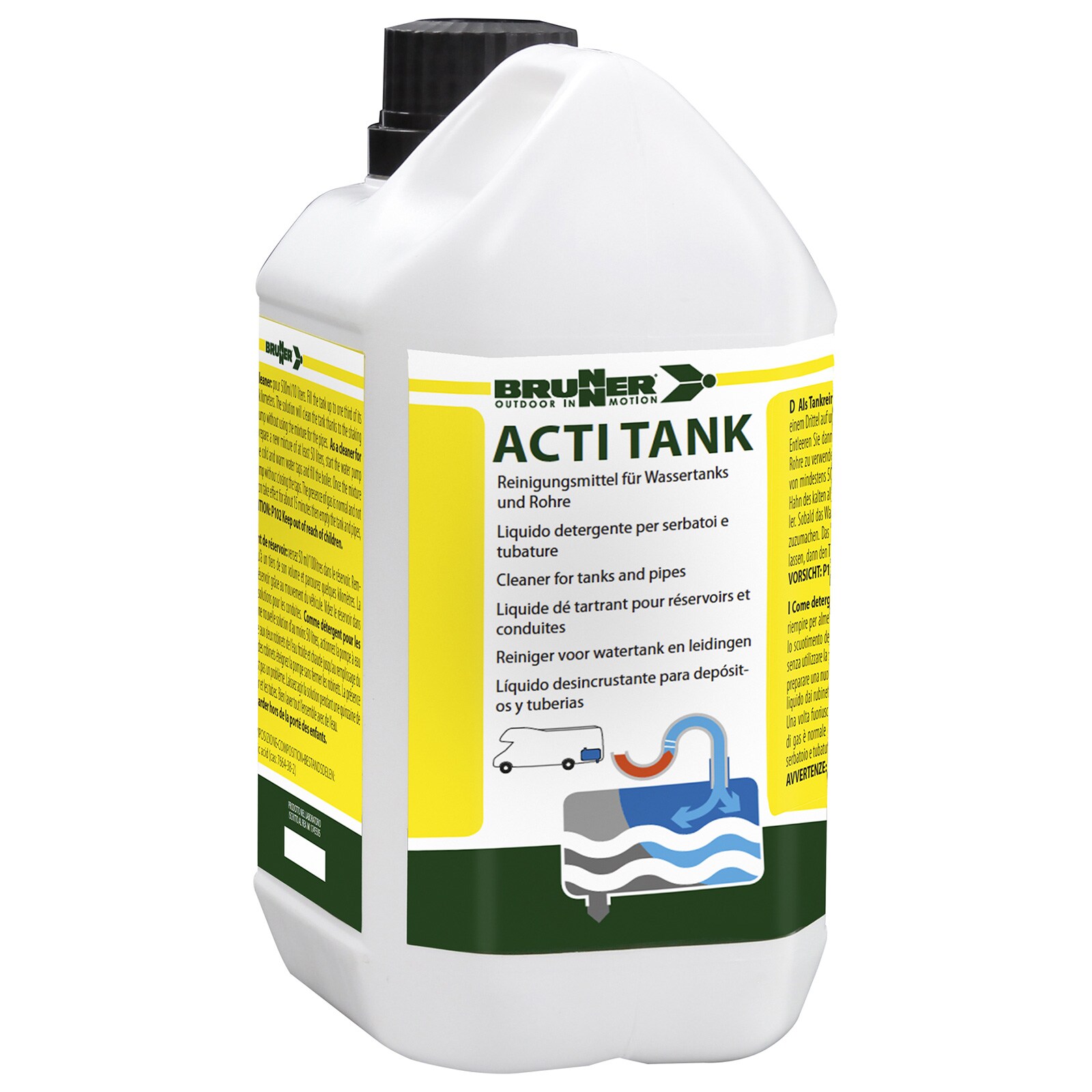 BRUNNER Reiniger Frischwassertank Caravan Leitungsreiniger Zusatz Wasser Tank 1L - Bild 1