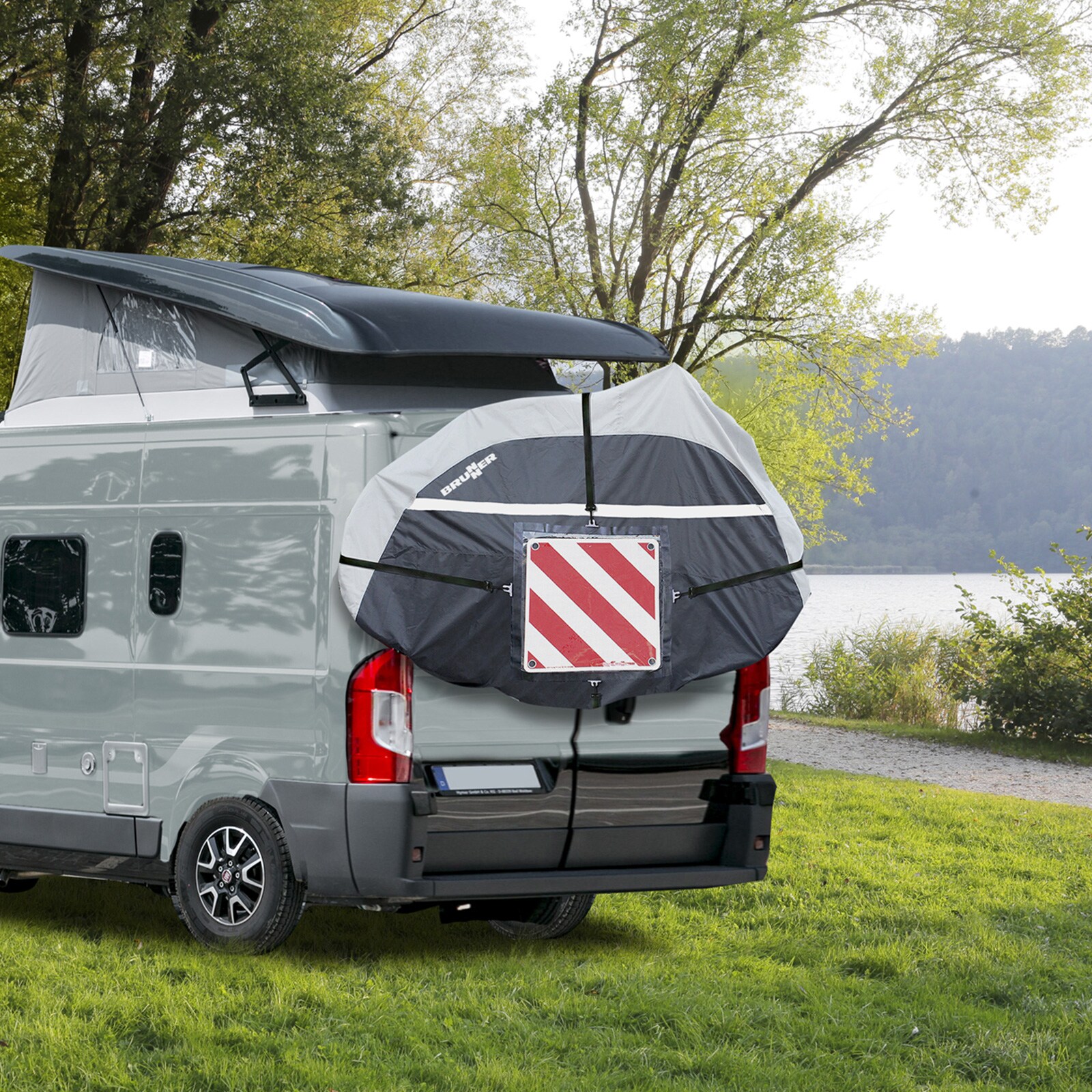 BRUNNER Caravan Fahrrad Schutz H&uuml;lle Wohnmobil Bike Cover Special 2/3 Tasche - Bild 1