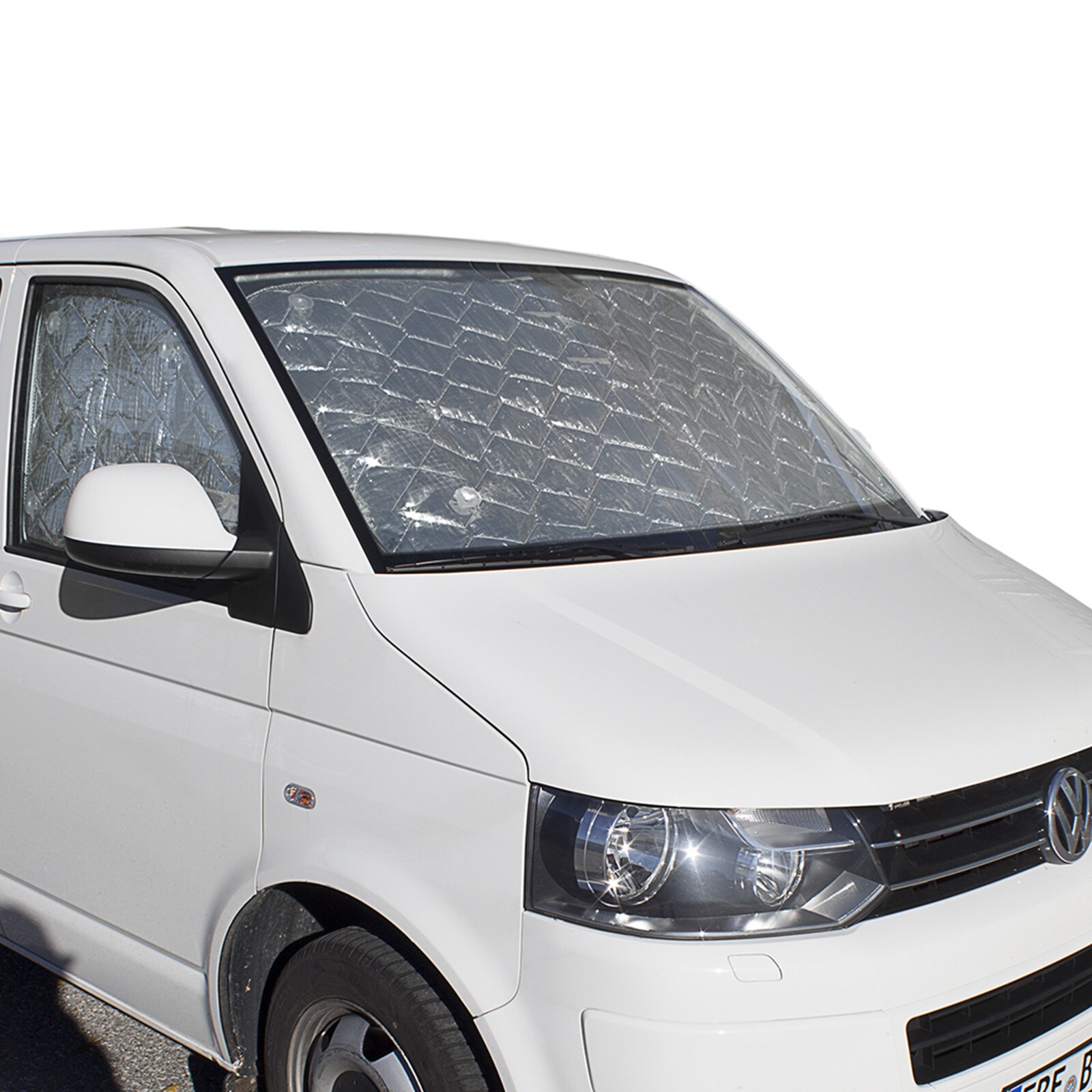 BRUNNER Set Cli-Mats NT Thermomatte Fahrerhaus Sonnenschutz Bus VW T4 1990-2003 - Bild 1