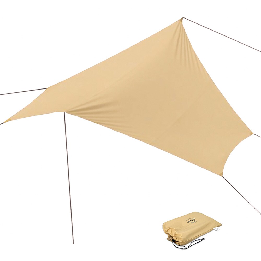 CAMPGURU Tarp Wing Sonnen Segel Camping Vor Zelt Wind Schutz Plane Baumwolle 4 m | 08720365850059