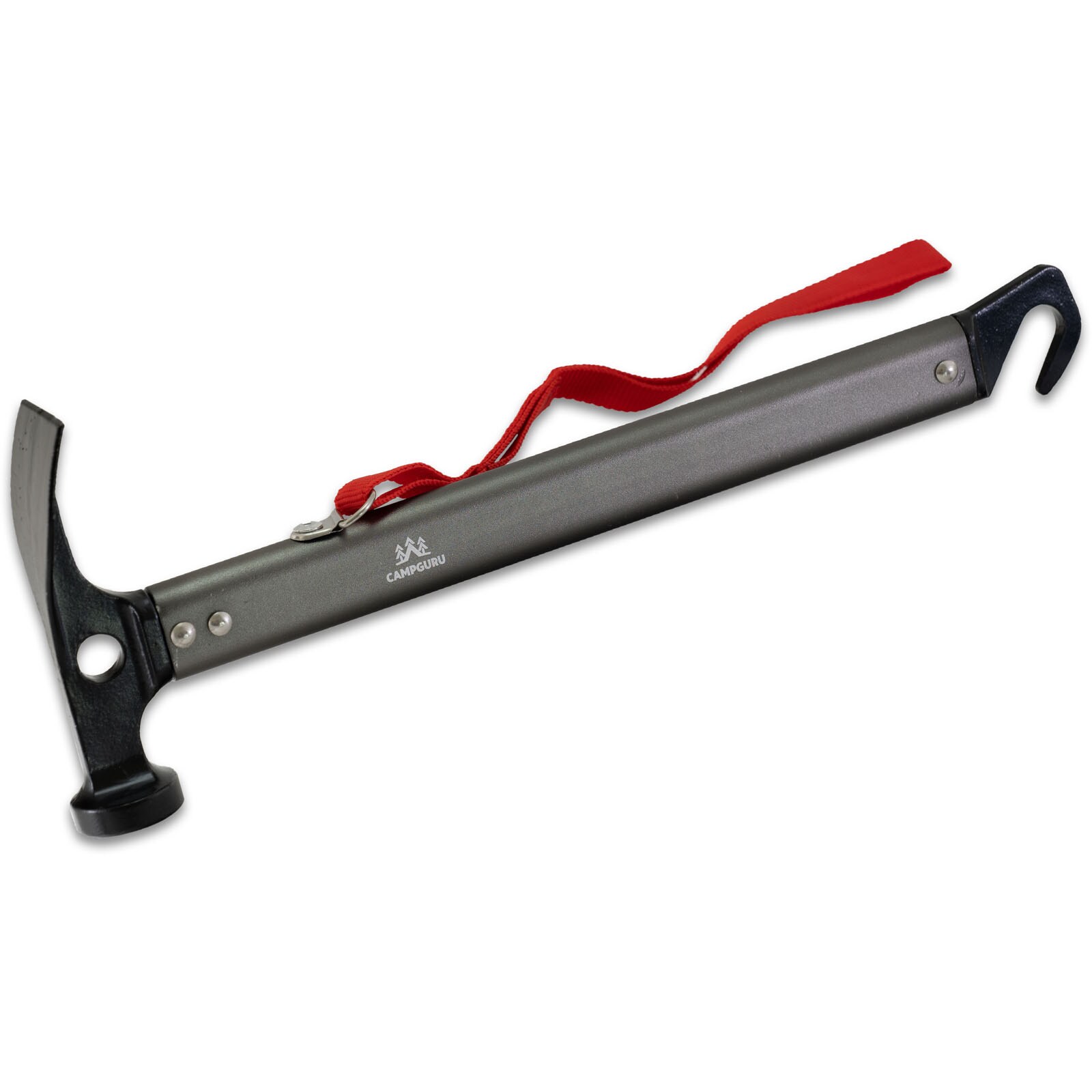 CAMPGURU Camping Hammer Heringauszieher Campinghammer Zelt Hering Heringzieher - Bild 1