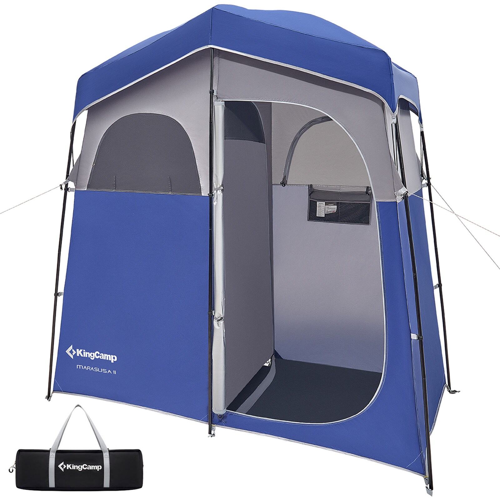 KINGCAMP Duschzelt Marasusa II Camping Umkleidezelt WC Toiletten Zelt 2 Personen | 06923334514828