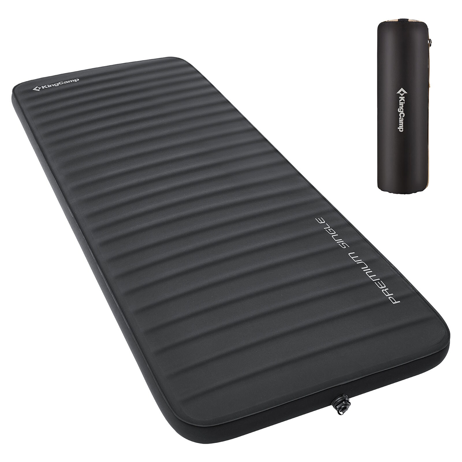 KINGCAMP Luftbett Premium Single Isomatte Selbstaufblasend Camping Bett 7,5 cm | 06923334514941