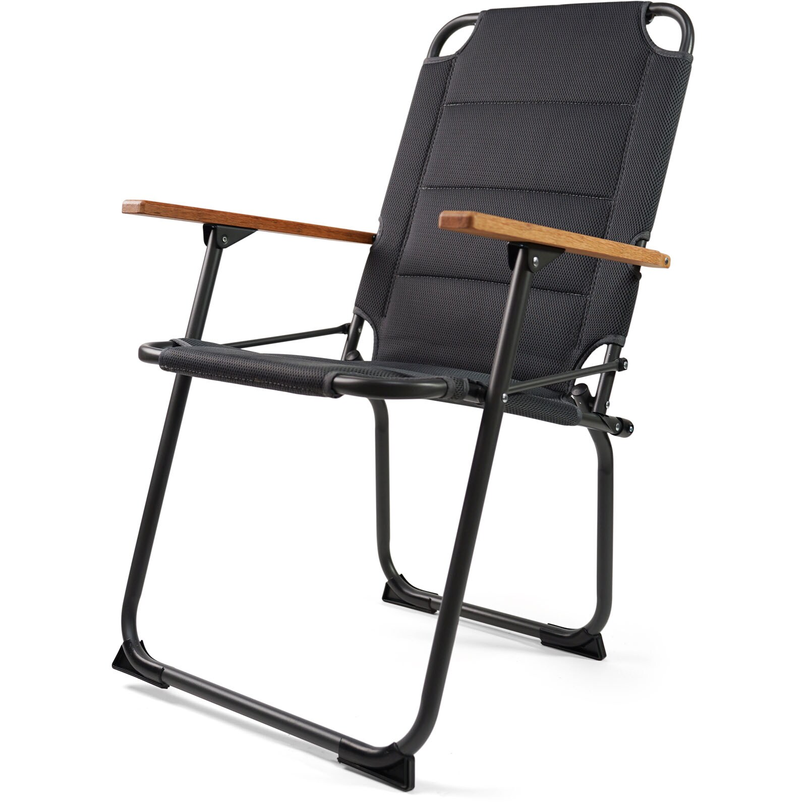 HUMAN COMFORT Campingstuhl Ocana 3D Garten Stuhl Klappstuhl Faltstuhl Alu Holz - Bild 1