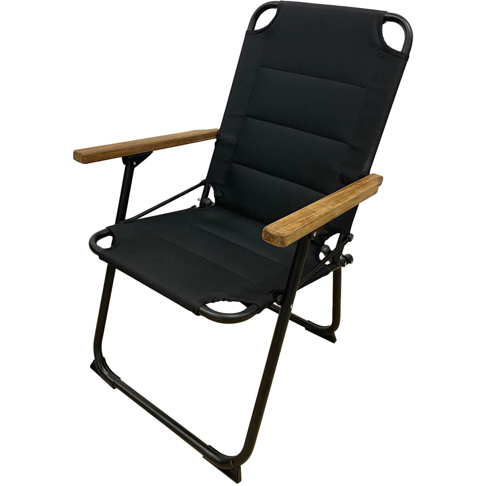 HUMAN COMFORT Campingstuhl Ocana PHF Garten Stuhl Klappstuhl Faltstuhl Alu Holz - Bild 1