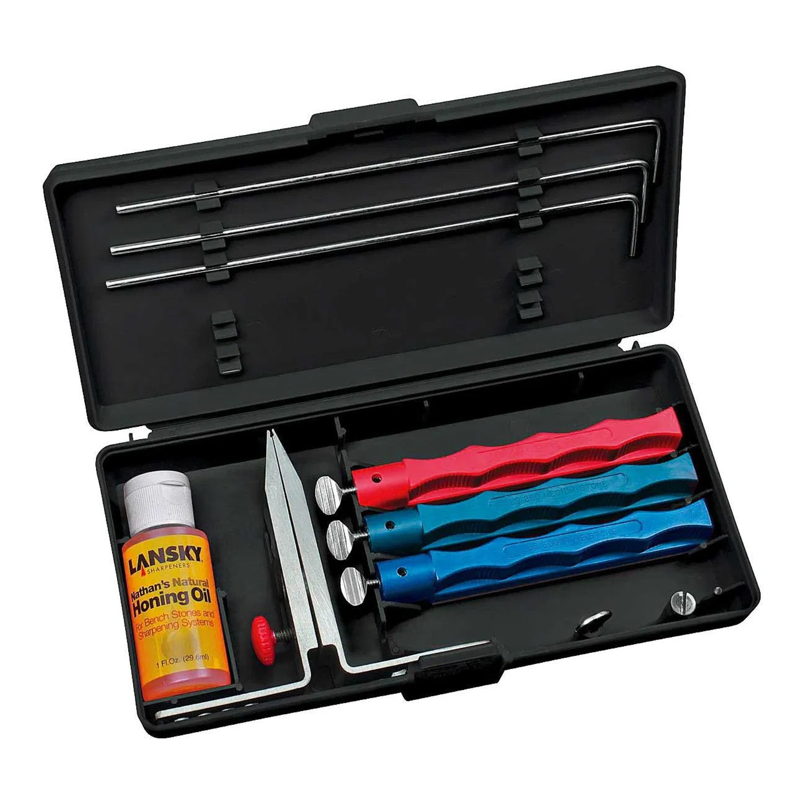 LANSKY 3er Messersch&auml;rfset Messerschleifer Schleifstein Abziehstein Wetzstein - Bild 1