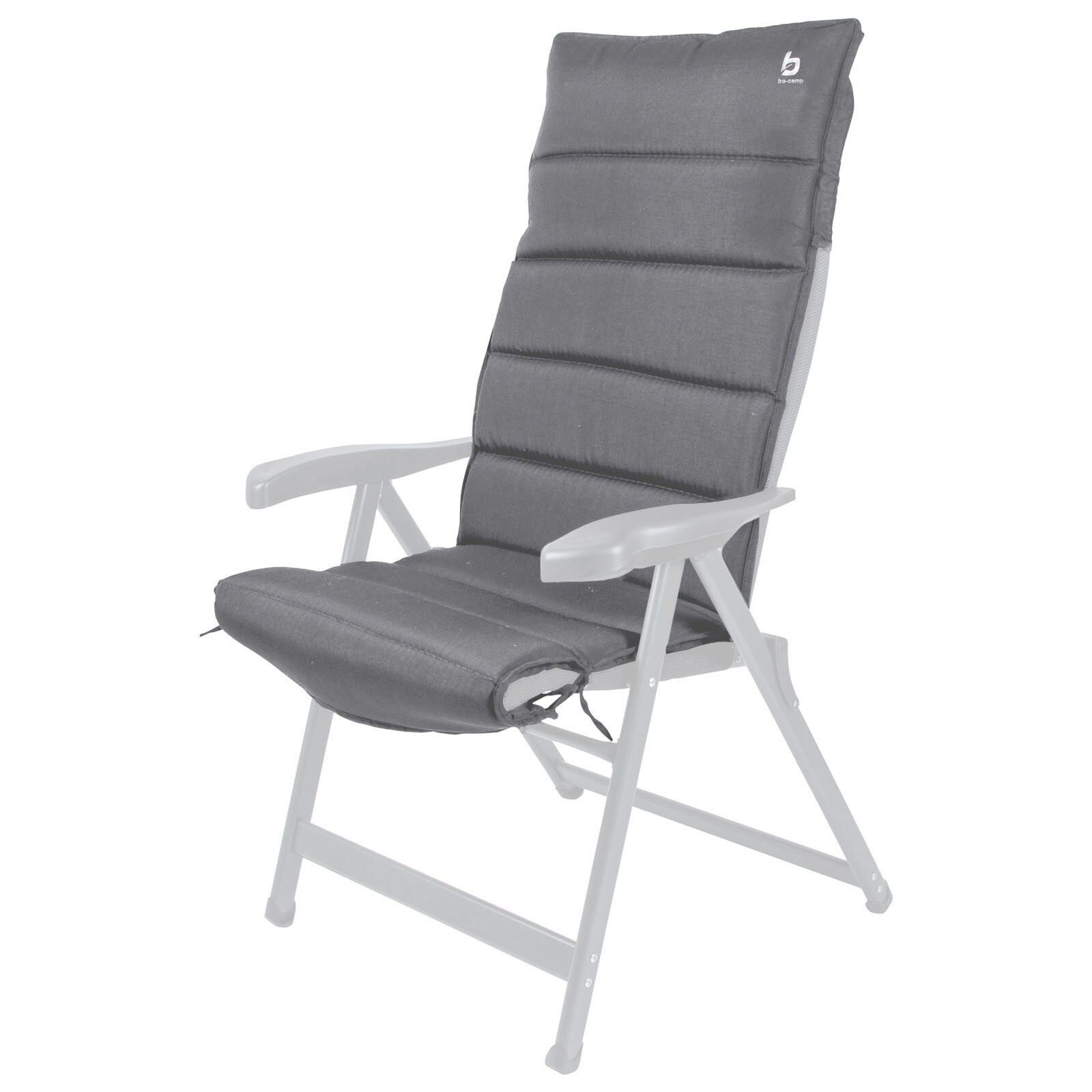 BO-CAMP Polster Sitz Auflage Hochlehner Kissen Bezug Garten Camping Klapp Stuhl - Bild 1