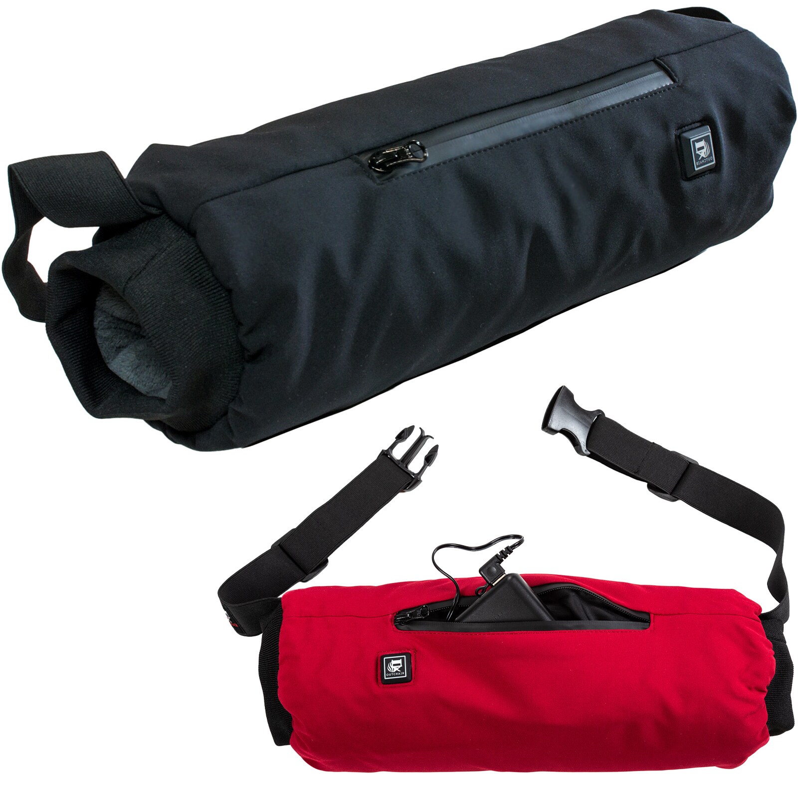 OUTCHAIR Handw&auml;rmer Muff In Unisex Winter Handschuh USB Akku Beheizbar Beheizt Farbe: black - Bild 1